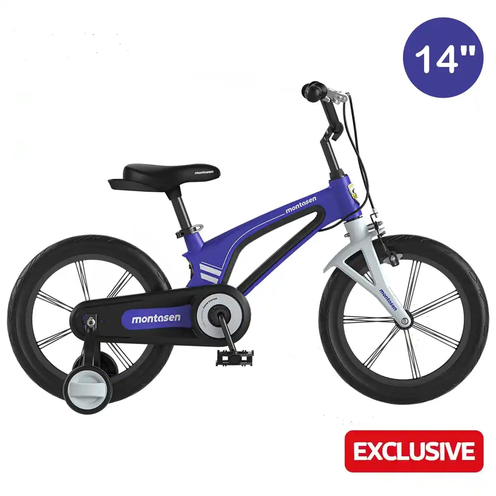 Montasen 14'' Magnesium Children Bike M-F800 BLUE