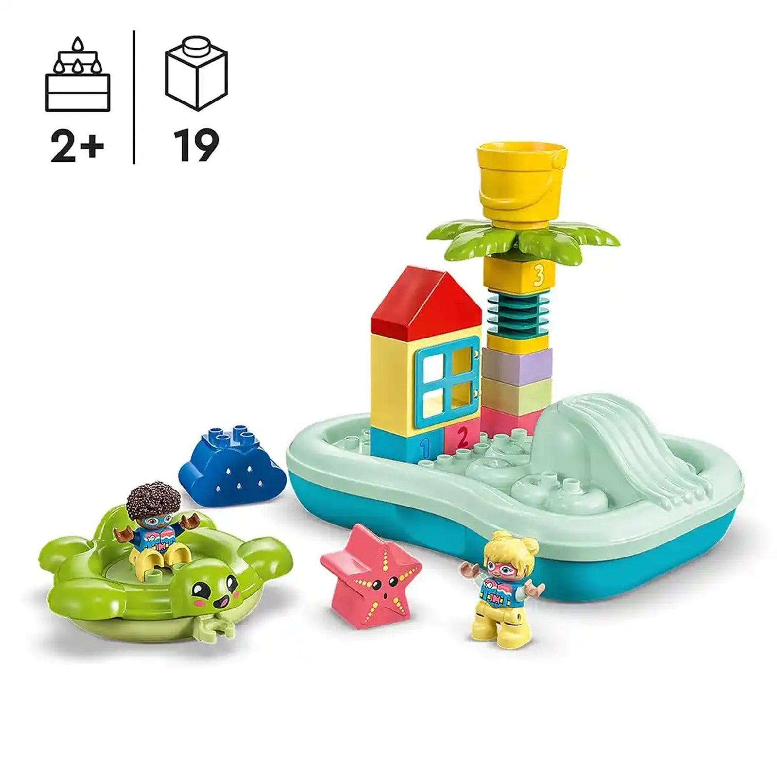 LEGOÃÂ® DUPLOÃÂ® Town Water Park 10989 Building Toy Set (19 Pieces)