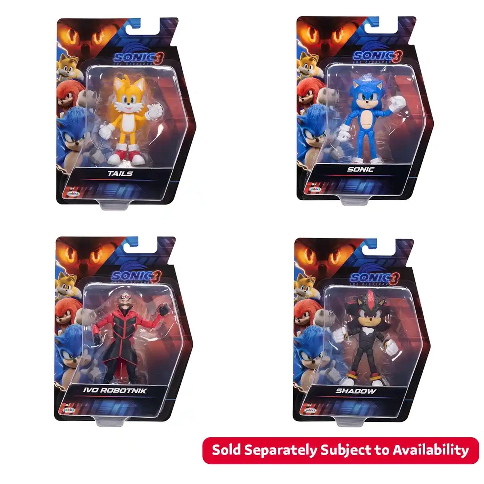 Sonic3 Movie 5" Fig  Wave #1 Asst. 4