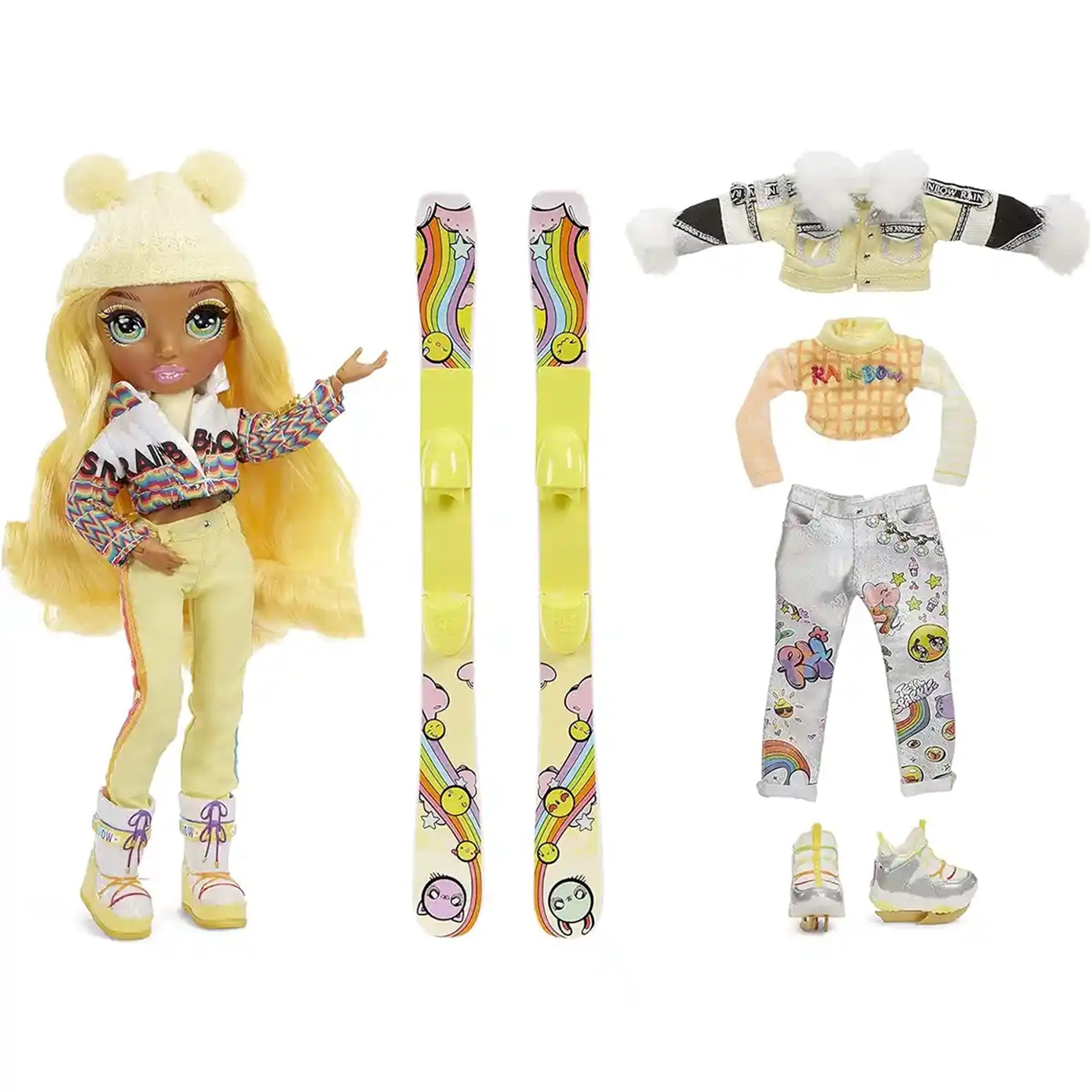 Rainbow High Fashion Winter Break Doll- Sunny Madison (Yellow)