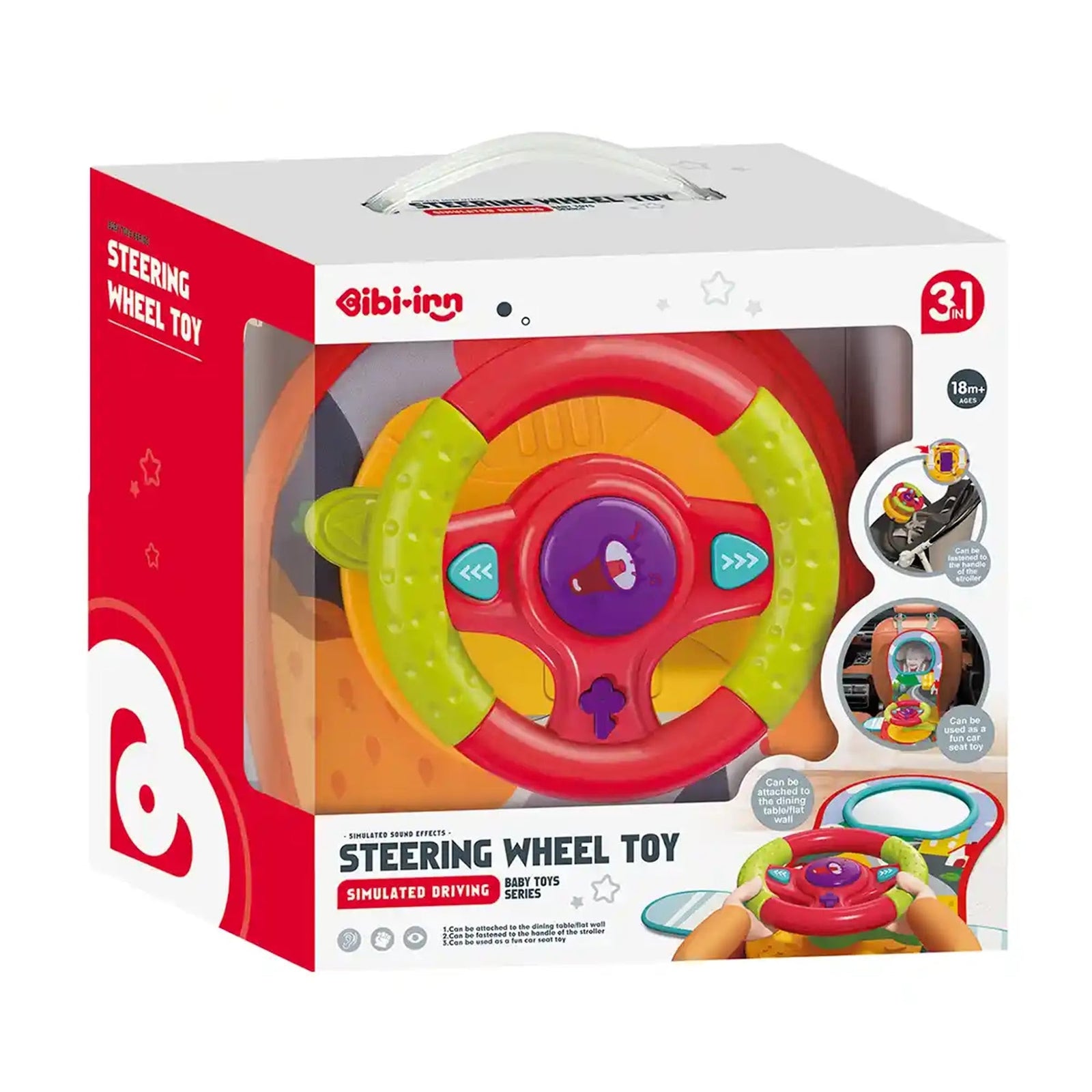 STEERING WHEEL SIMULATED DRIVING 18M+