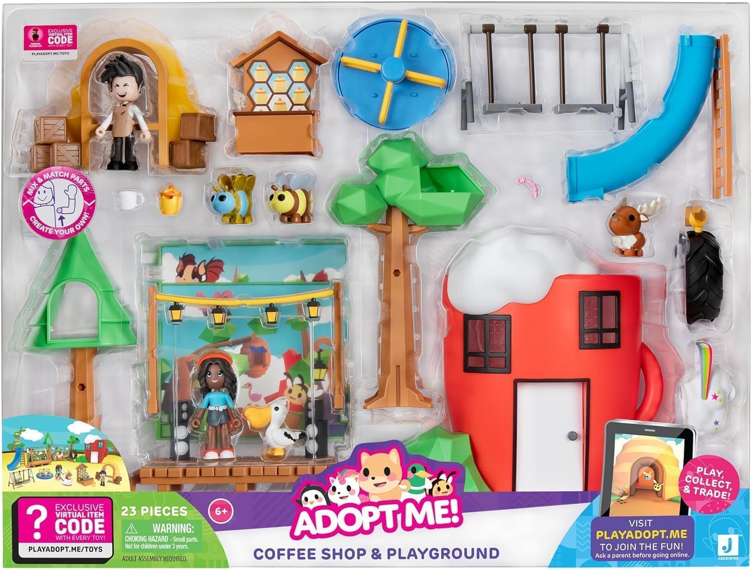 ADOPTME COFFEE SHOP & PARK PLAYSET