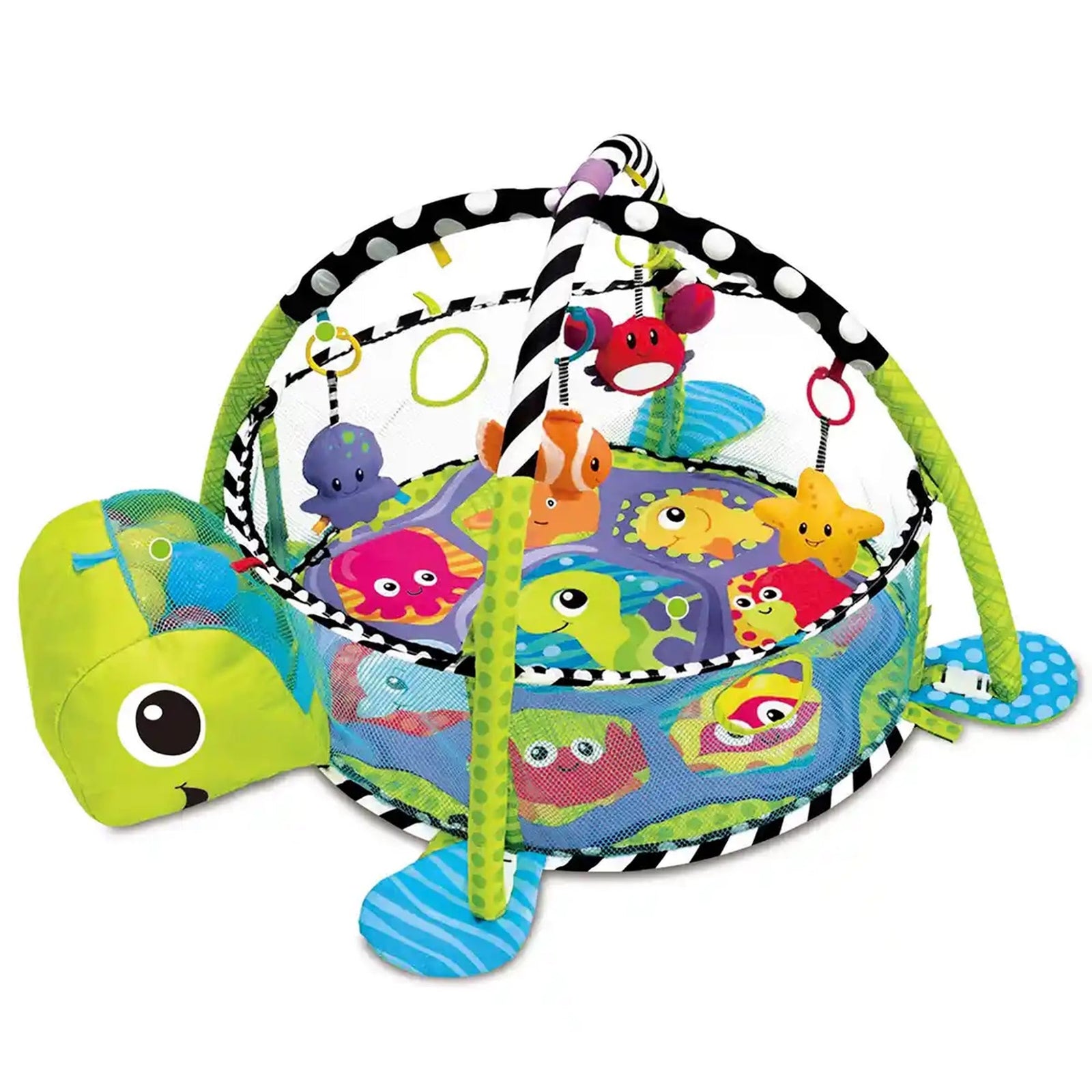 baby playing mat w/ peek-a-boo