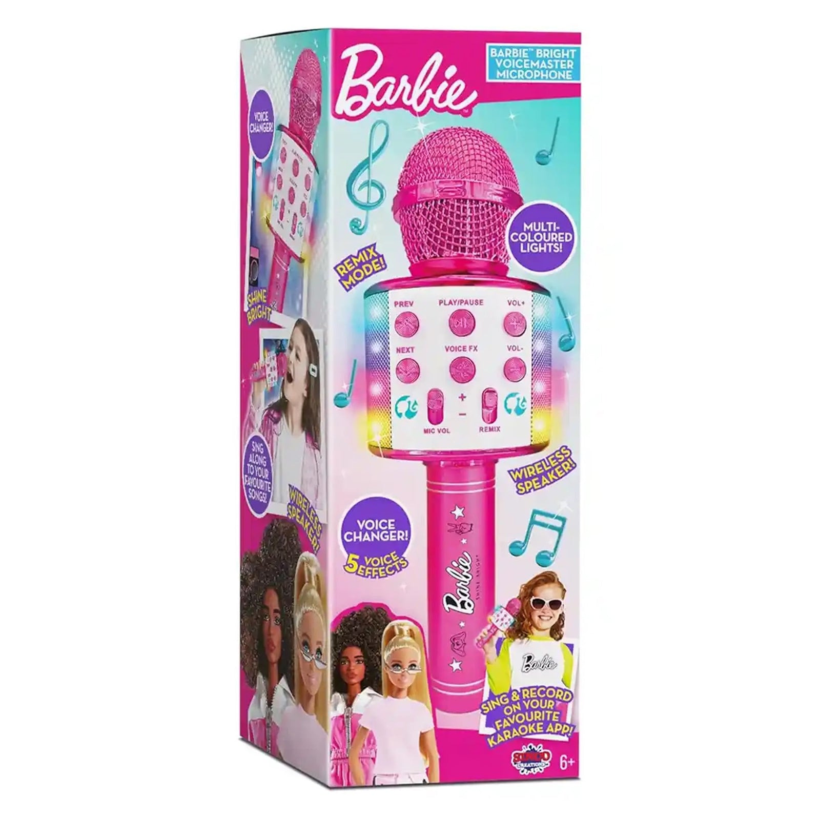 BARBIE BRIGHT VOICE MASTER MICROPHONE PK12