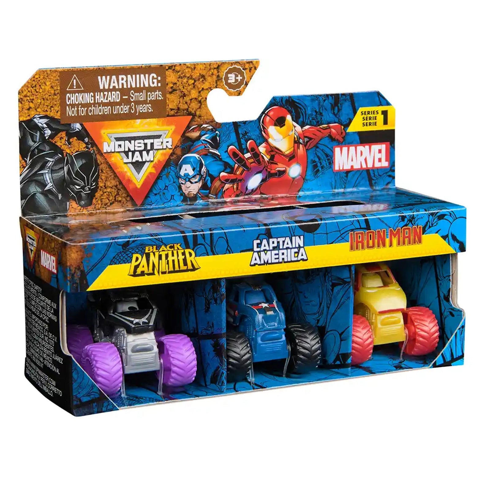 Monster Jam Mini Marvel Bundle