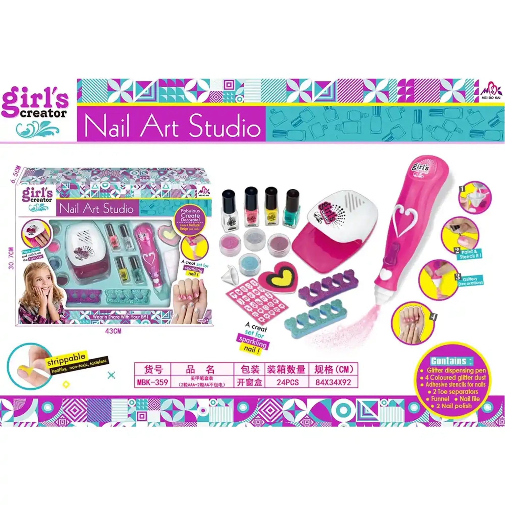 NAIL ART STUDIO FOR GIRLS 5YRS+