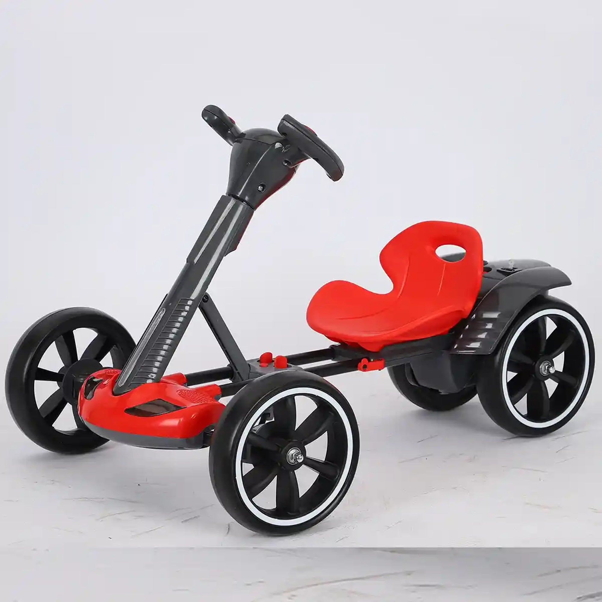 6V Foldable Electric Go Kart for 3yrs+_ Red