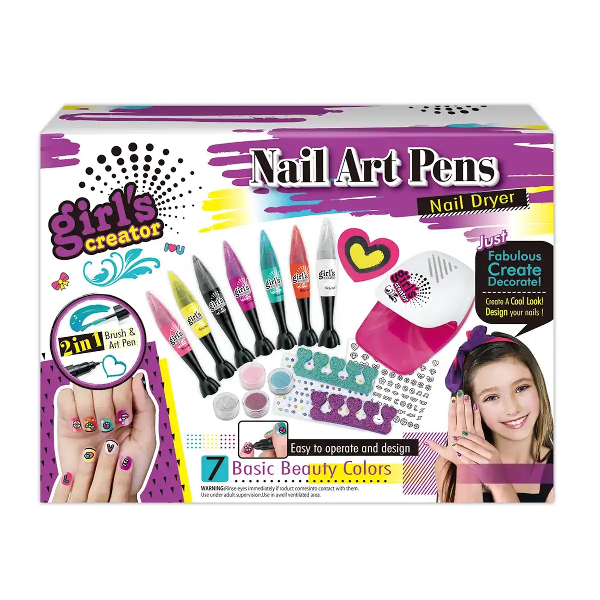 NAIL ART PEN SET 6YRS+