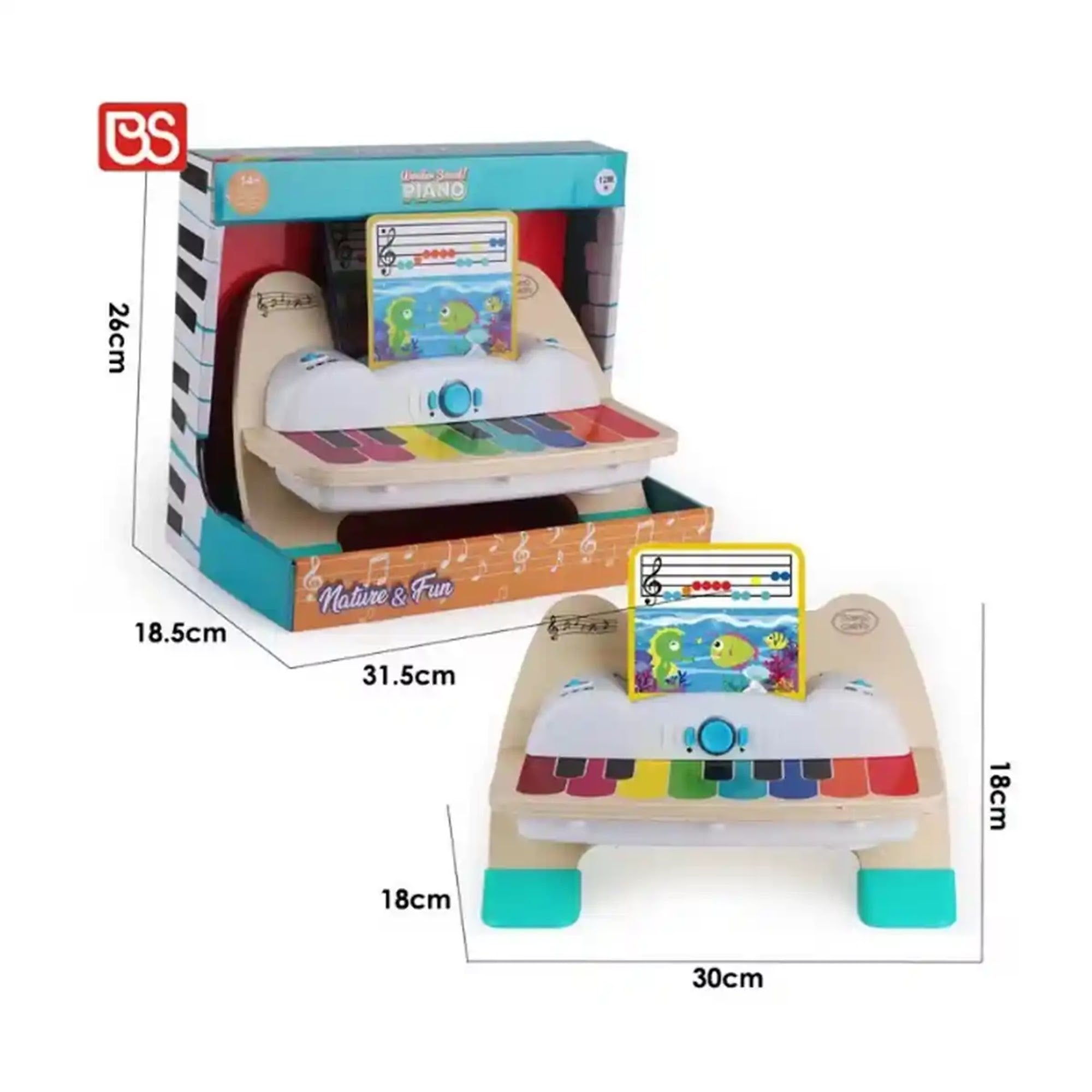 EDUCATIONAL MAGIC TOUCH PIANO CDL-3011  12M+