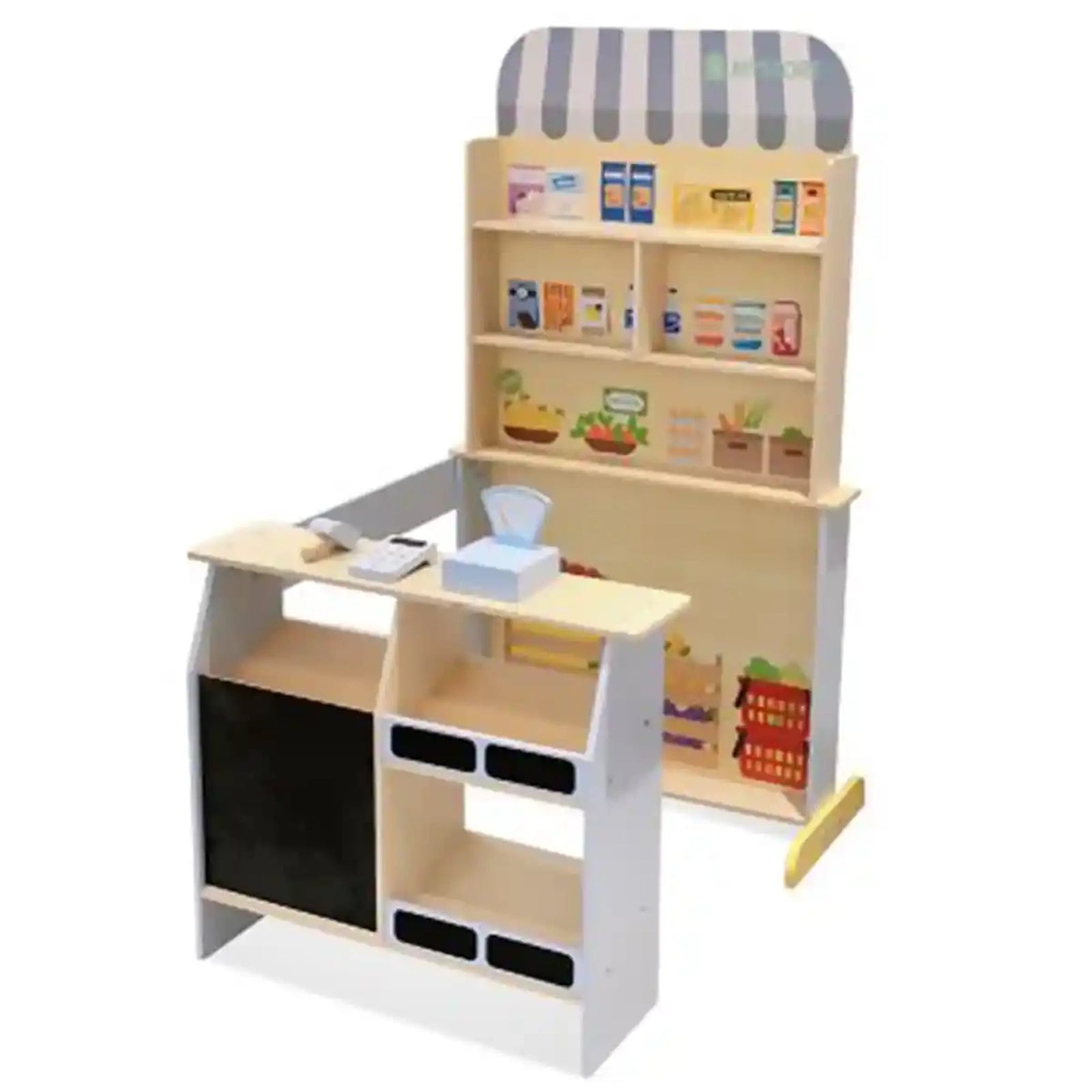 Edufun Wooden supermarket 3-5YRS