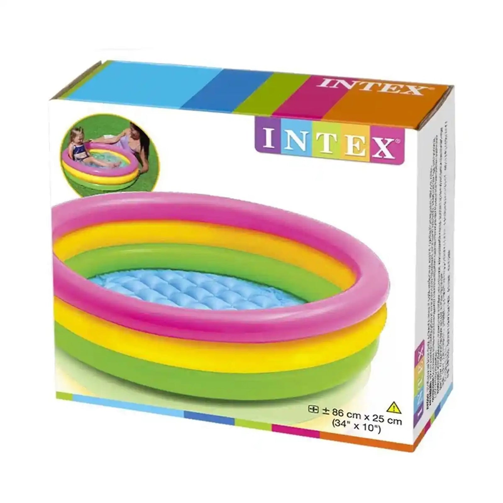 INTEX SUNSET GLOW BABY POOL AGE 1TO3