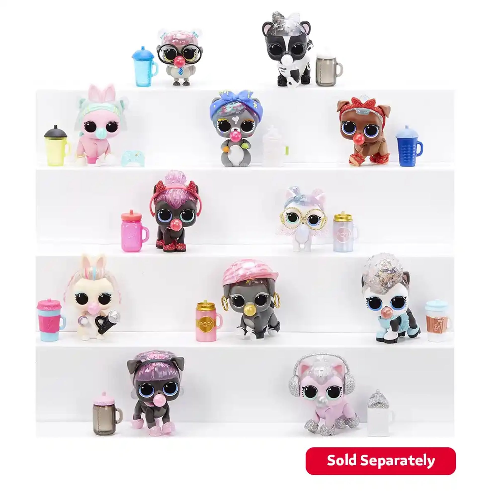 L.O.L. Surprise Glitter Color Change Pets Asst in PDQ