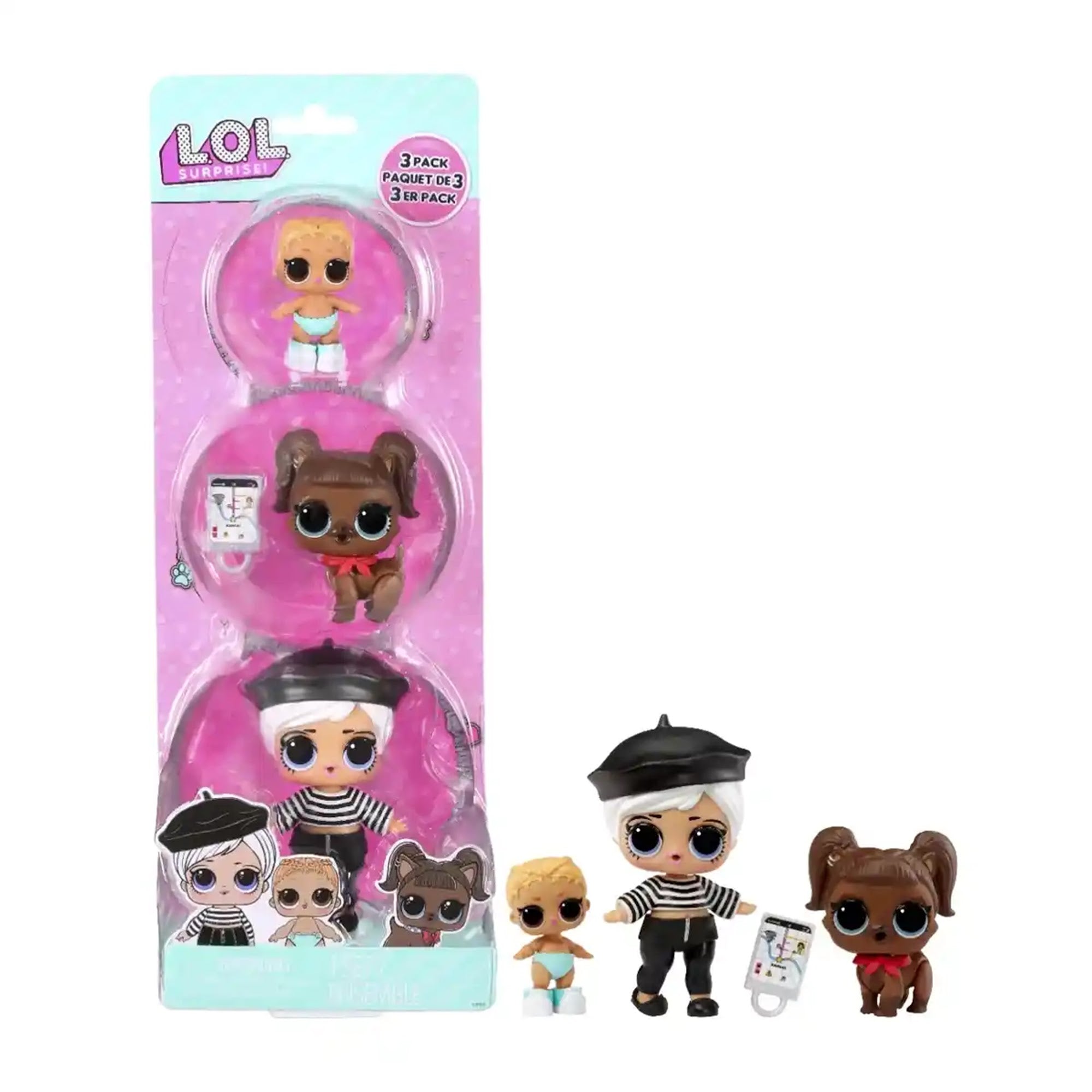 LOL Surprise 3pk Asst. (Tot/ Pet/ Lil Sis) (LTD)
