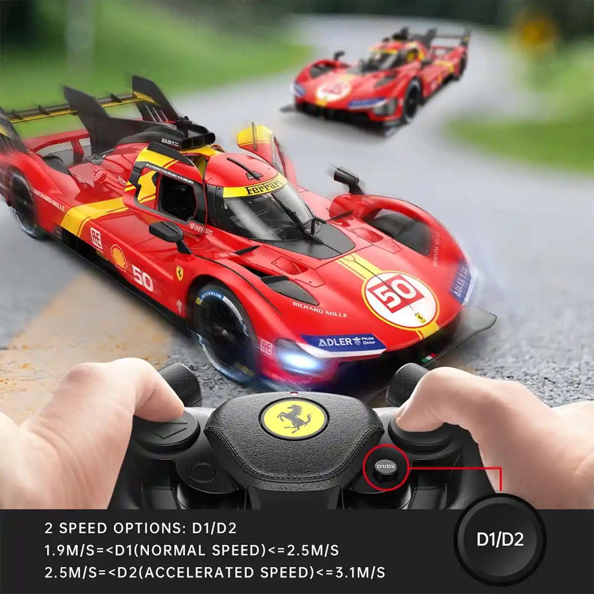 RASTAR R/C 1:14 Ferrari 499P - Red