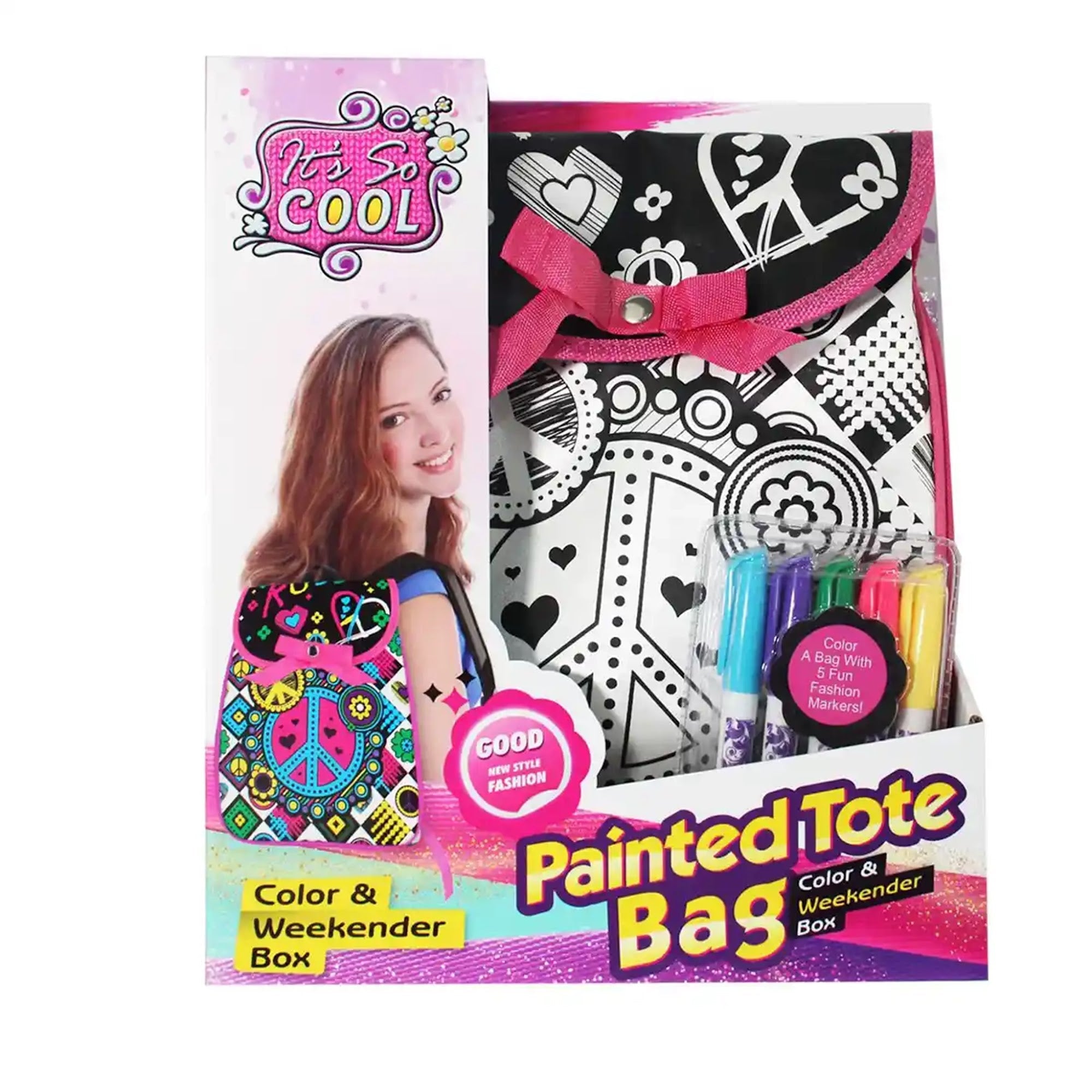 DIY PAINTED WATERCOLOR BACKPACK (5-COLOR WASHABLE FOUNTAIN PEN)6YRS+