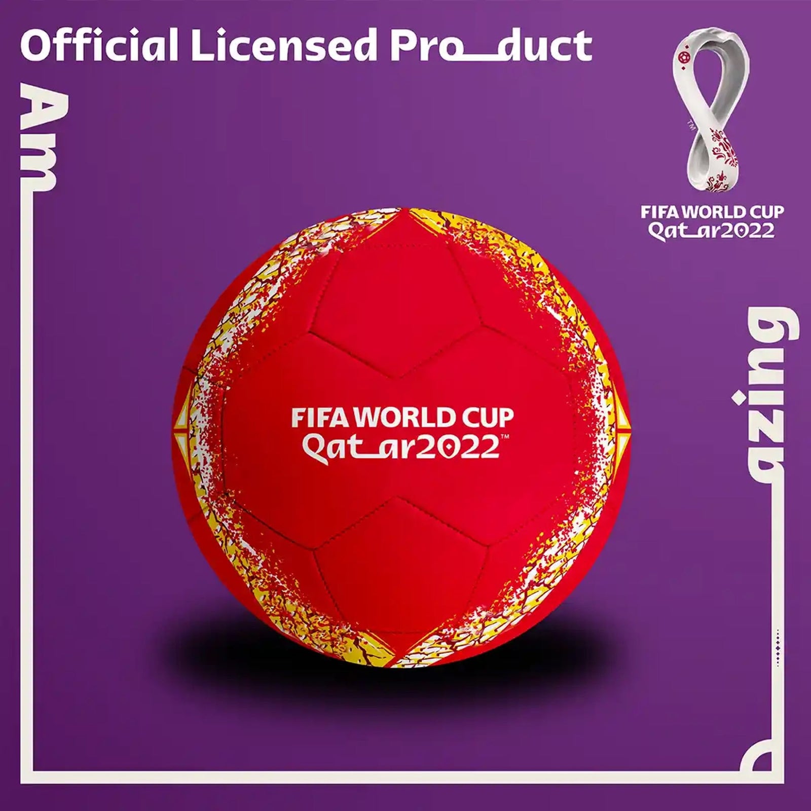 FOOTBALL GOAL COLLECTION SIZE 5- GN RED