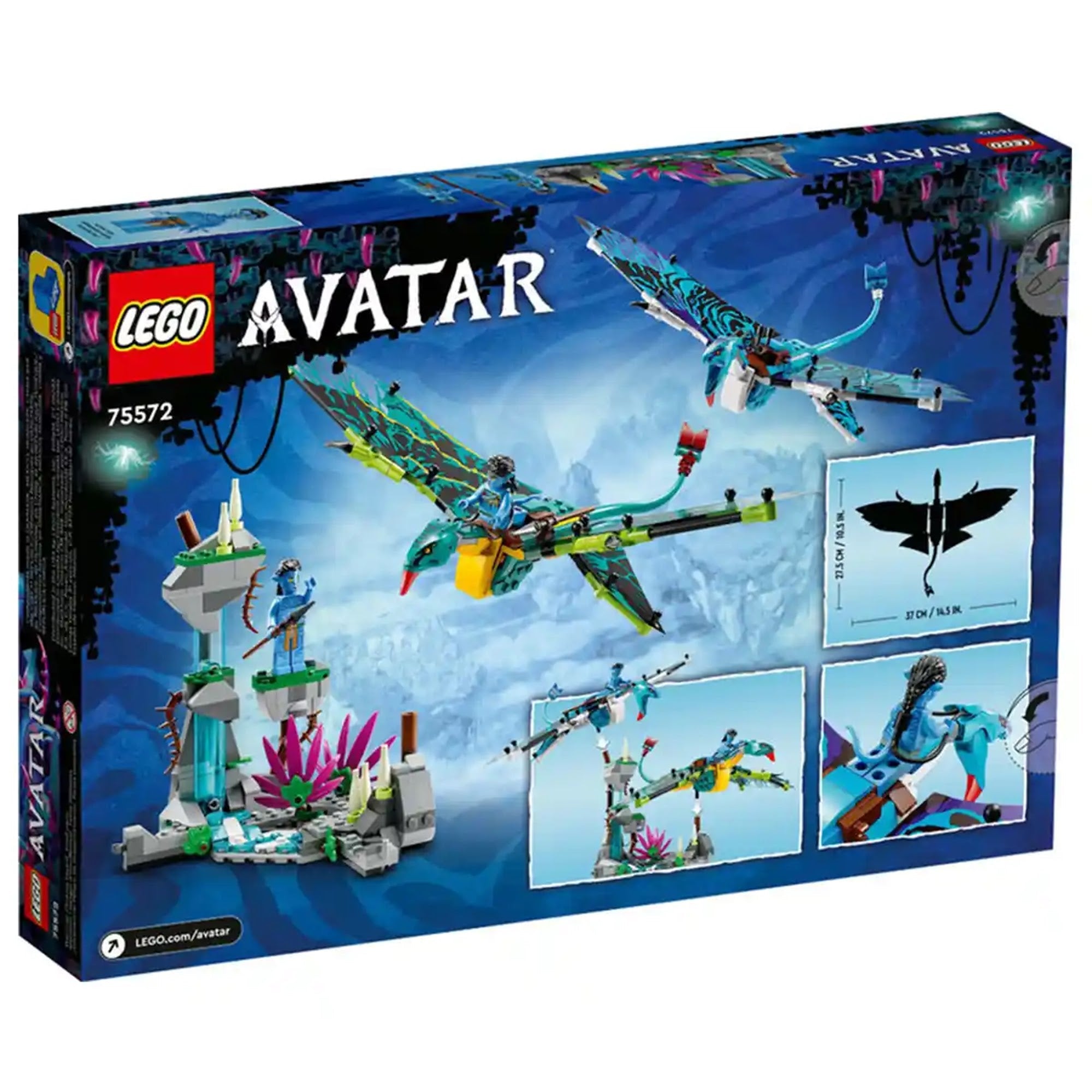 LEGOÃÂ® Avatar Jake & NeytiriÃ¢ÂÂs First Banshee Flight 75572 Building Toy Set (572 Pcs)
