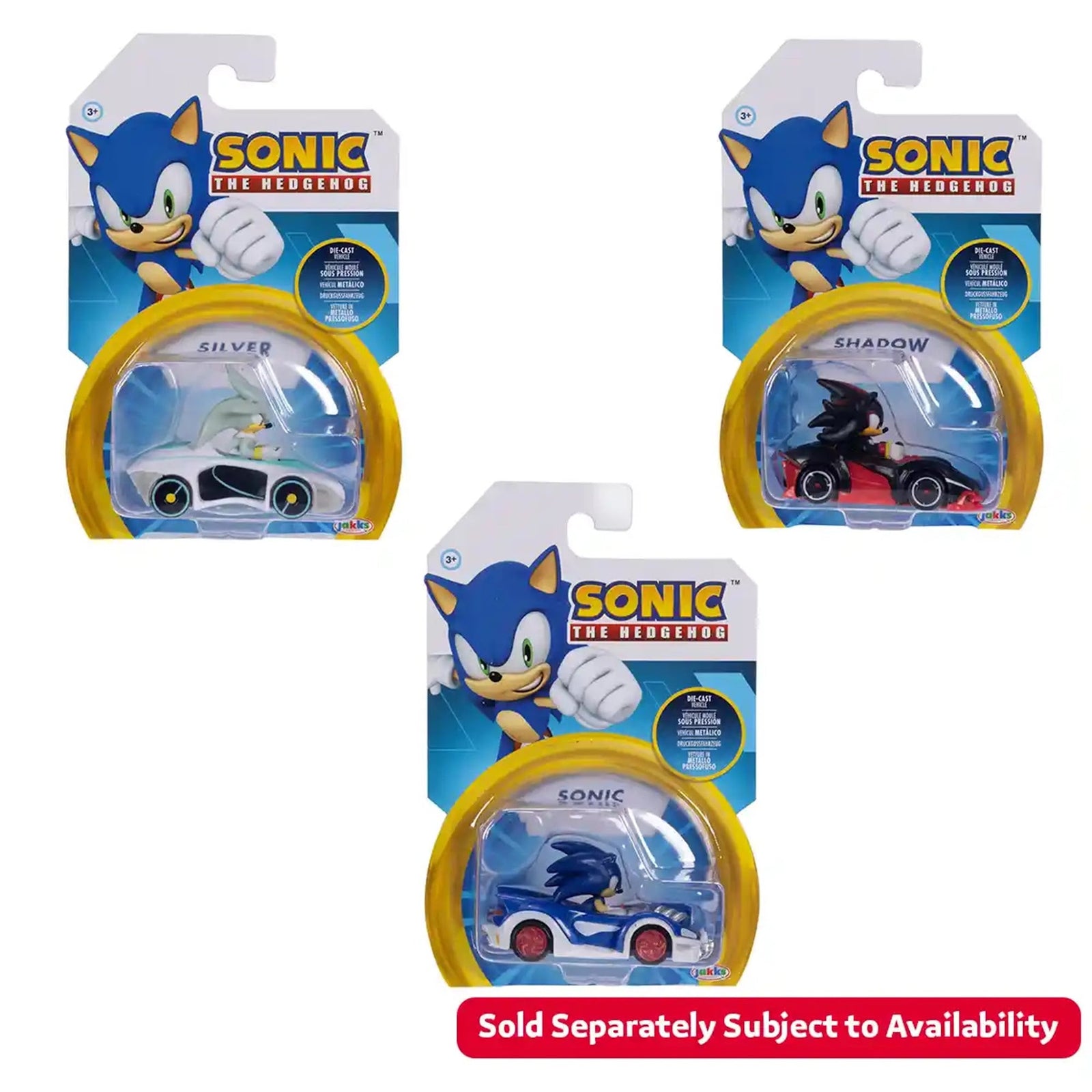 Sonic Die-Cast Vhicls 1:64 Wave#7 Asst.3