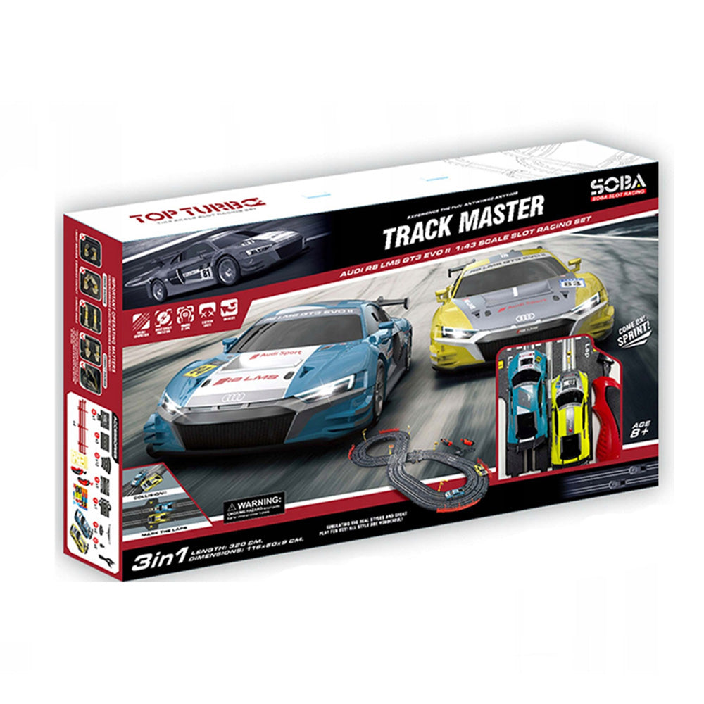 3-in-1 Audi Slot Car Track (USB Powered) 6YRS+