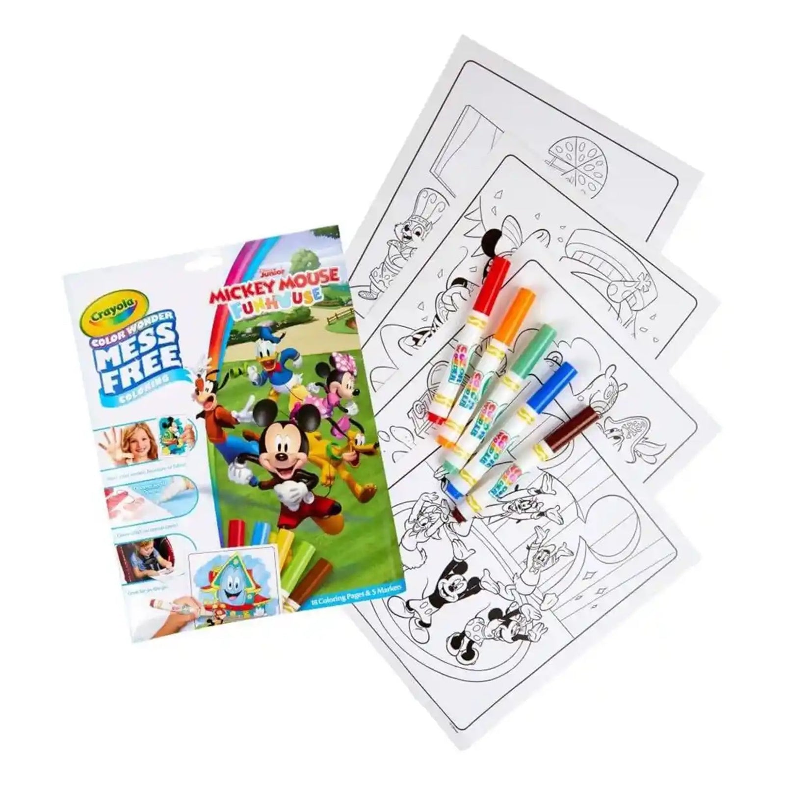 Color Wonder Coloring Pad & Markers, Mickey Mouse Roadster Racers