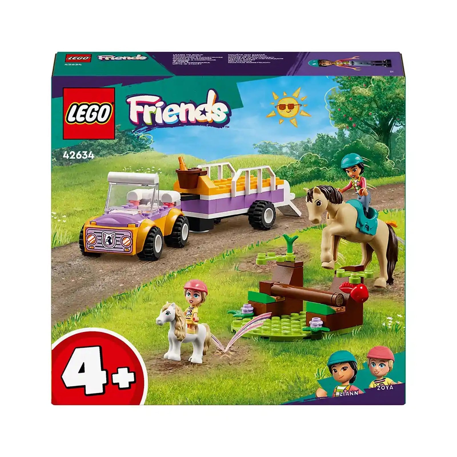 LEGOÃÂ® Friends Horse and Pony Trailer Toy 42634