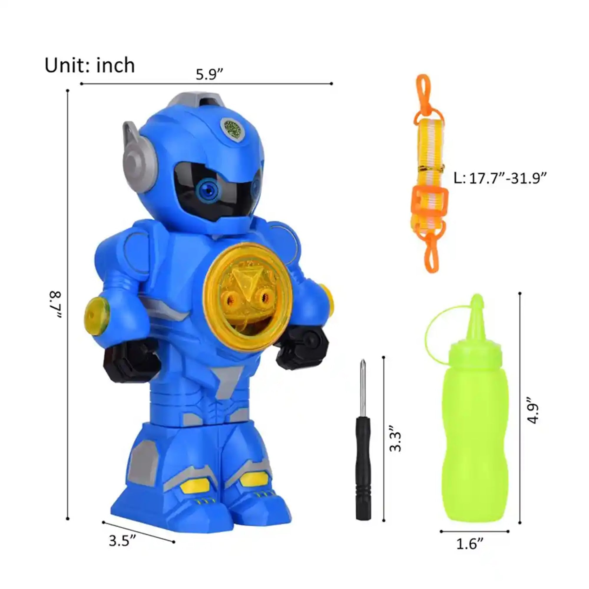 B/O ROBOT BUBBLE MACHINE
