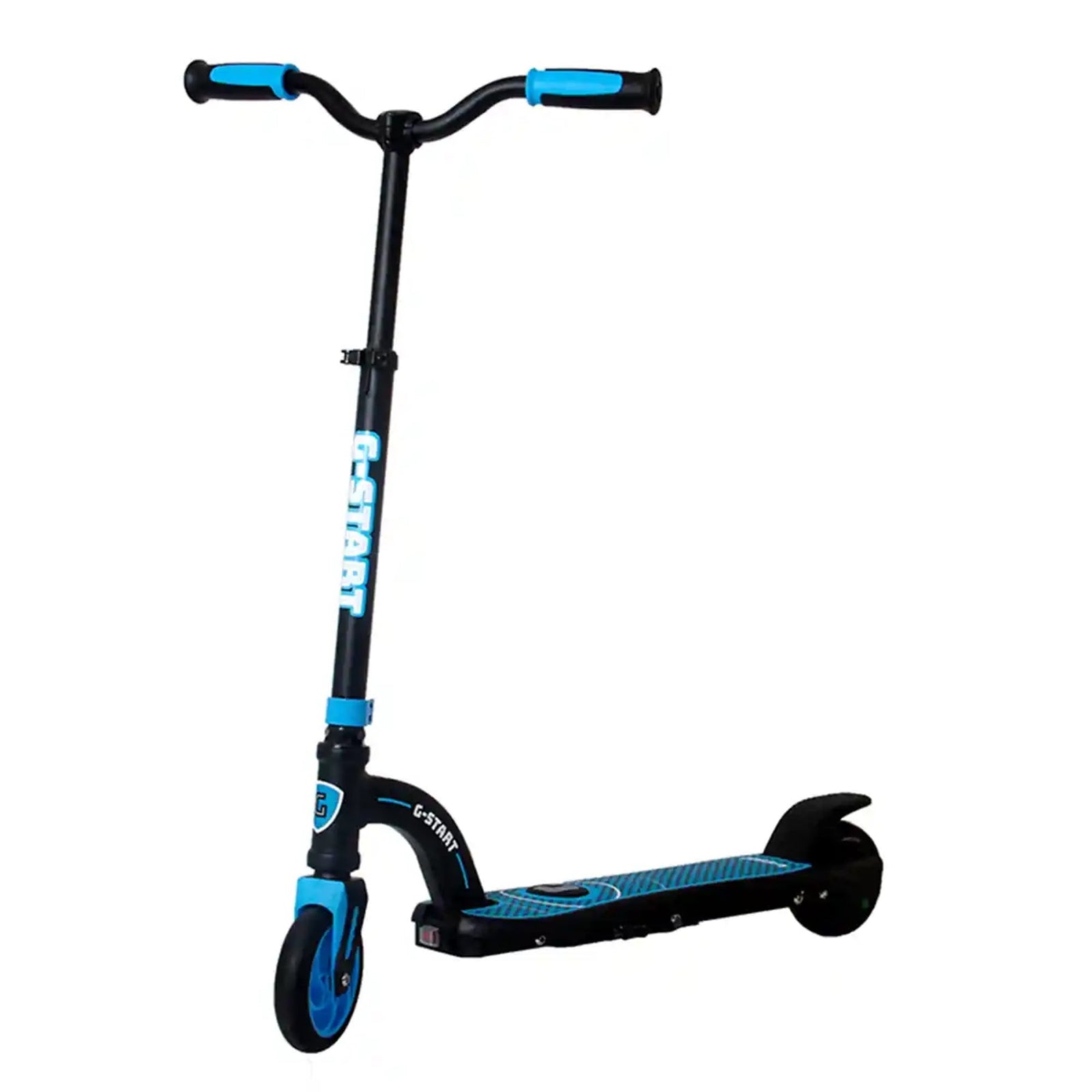 G-Start electric scooter with 24V, 3.6Ah lithium battery, 150watt motor and gravity sensor.blue