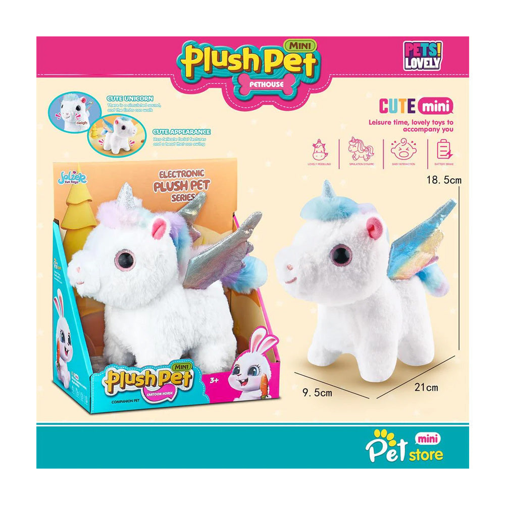 ELECTRONIC PLUSH PET - Unicorn PegasuS 3YRS+