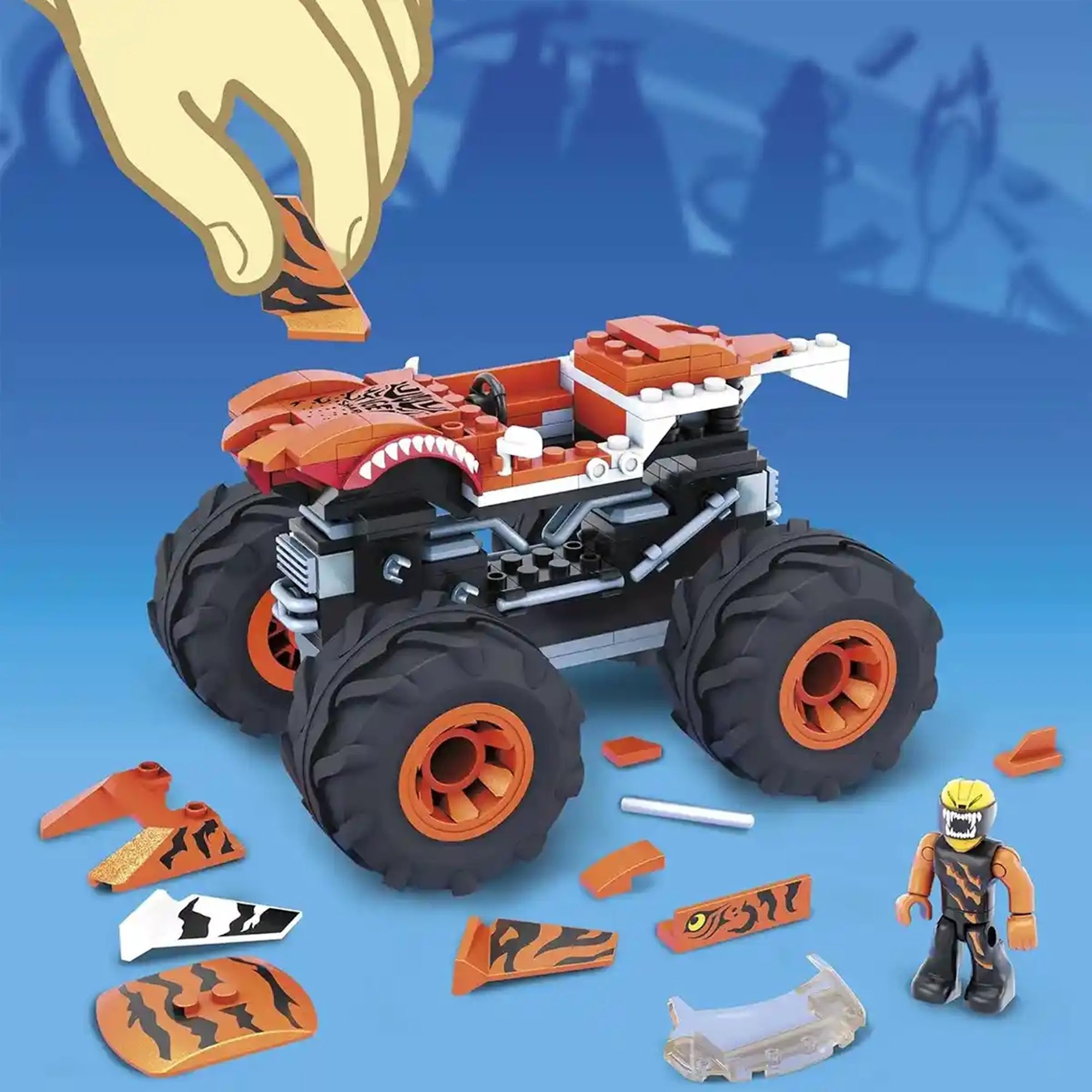 MEGA Tiger Shark Monster Truck
