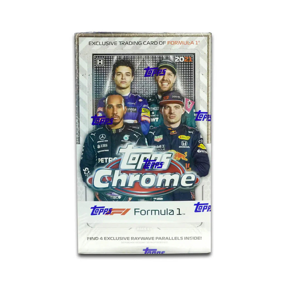 TOPPS 2021CHROME FORMULA 1 RACING HOBBY LITE   ( 1 Case / 16 Boxes / 16 Packs / 4 Cards )
