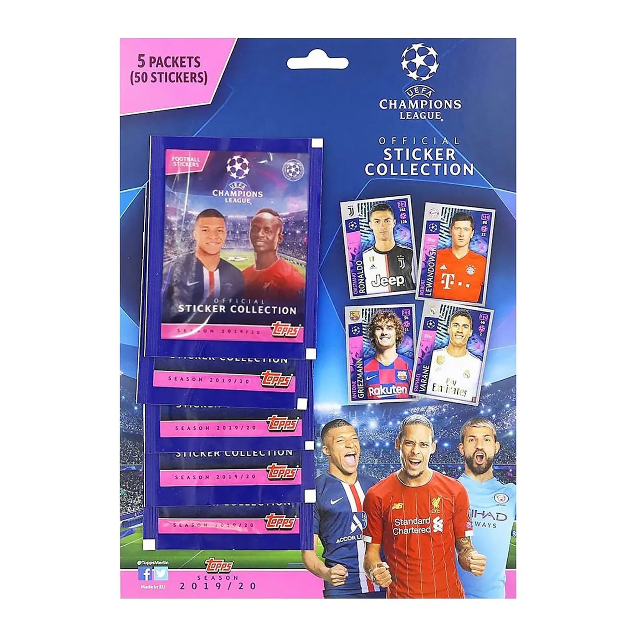 Topps - CL Match Attax 19-20 Sticker Packets