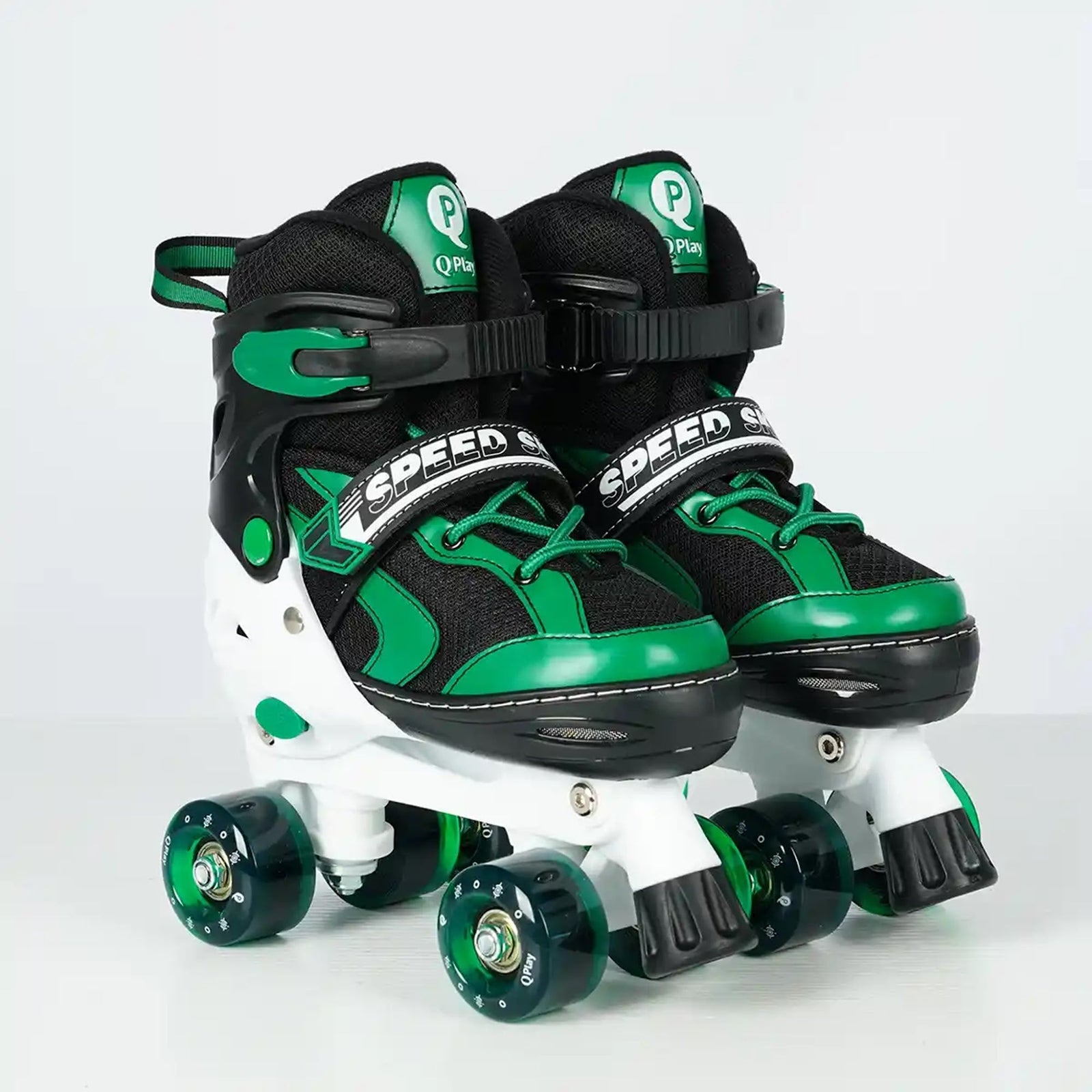 QPLAY INLINE 2in1 Skates (S) green