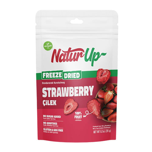 Natur up freeze dried slice strawberry 20g