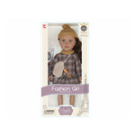 Anko Fashion Girl Collection Series 18 inch Vinnyl Doll-Brown