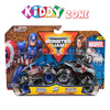 Monster Jam Marvel Vhcls 1:642-PK CAvsWS