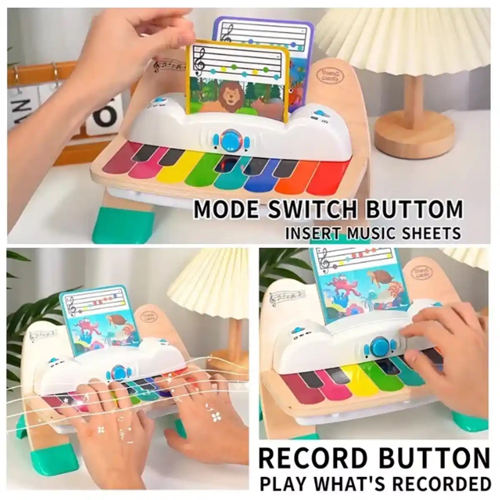 EDUCATIONAL MAGIC TOUCH PIANO CDL-3011  12M+
