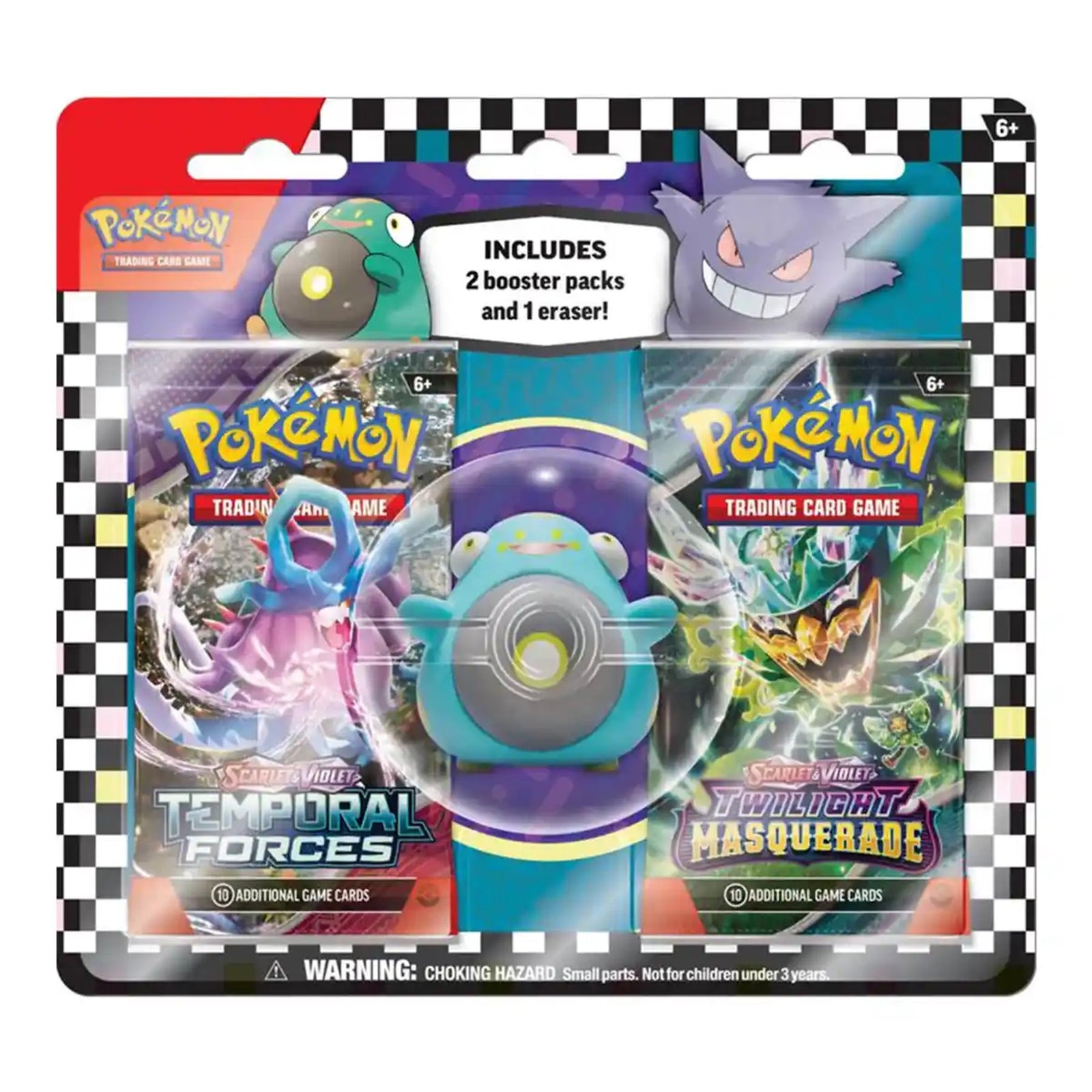 Pokemon TCG: Back to School Eraser Blister - Assortment