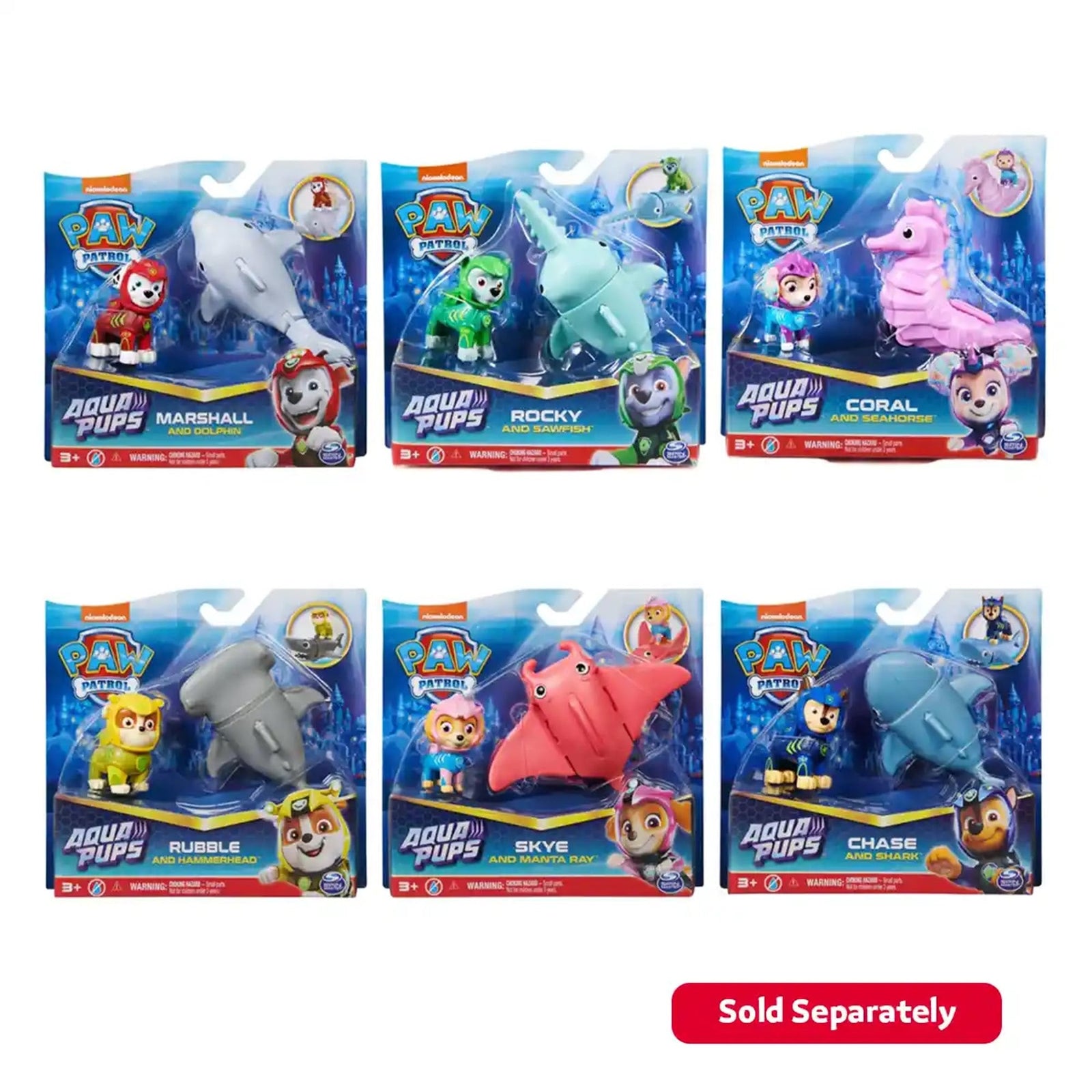Paw Patrol Aqua Hero Pups Assst.