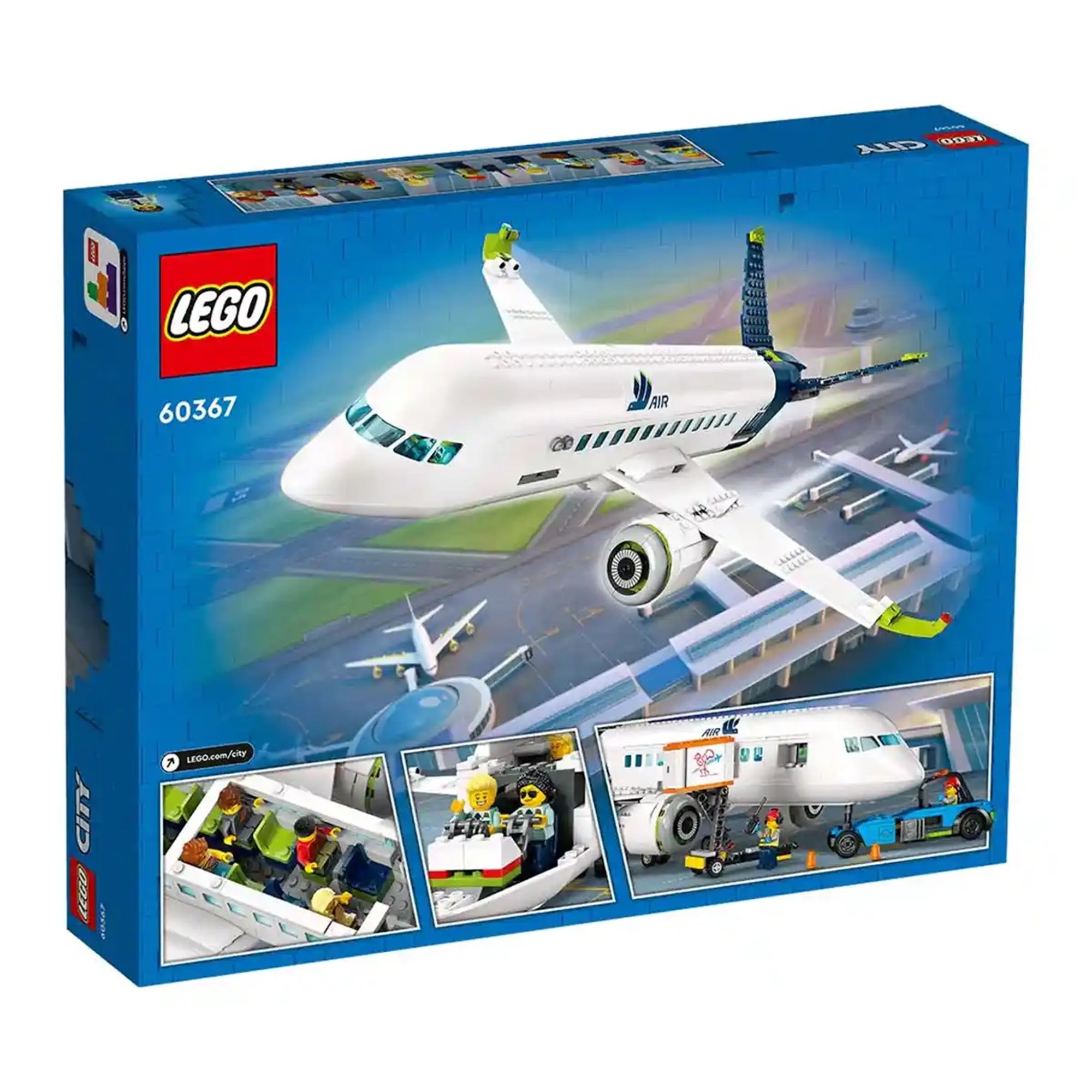 LEGOÃÂ® City Passenger Aeroplane 60367 Building Toy Set (930 Pieces)
