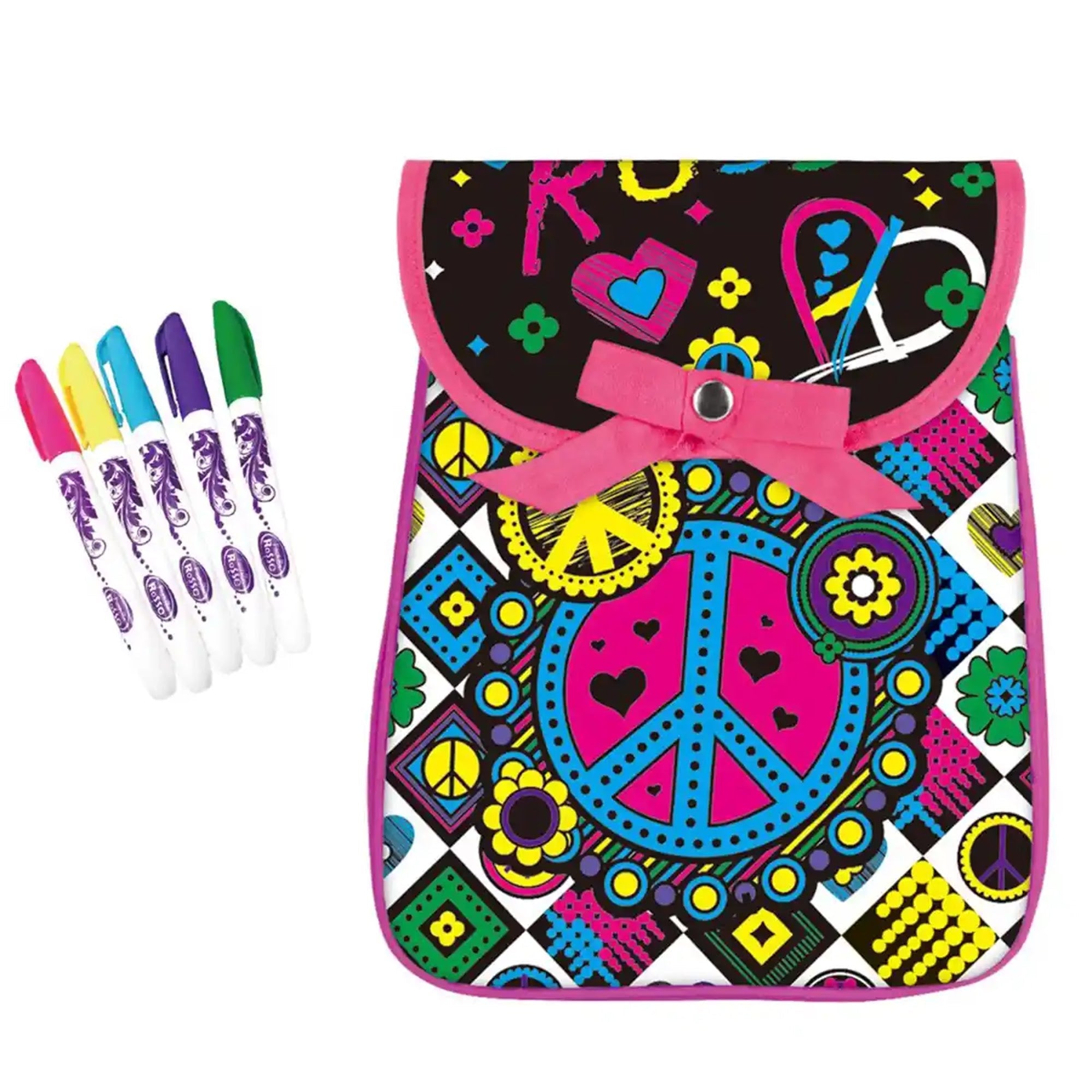 DIY PAINTED WATERCOLOR BACKPACK (5-COLOR WASHABLE FOUNTAIN PEN)6YRS+