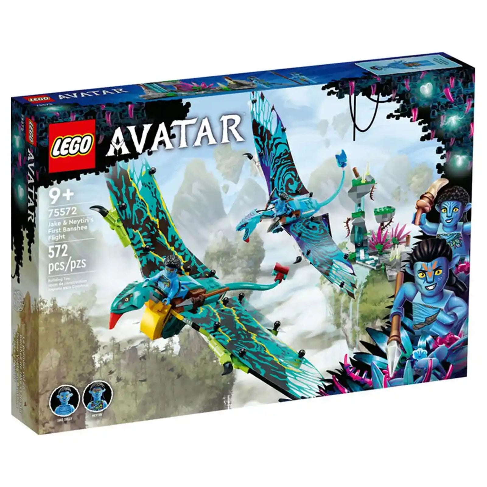 LEGOÃÂ® Avatar Jake & NeytiriÃ¢ÂÂs First Banshee Flight 75572 Building Toy Set (572 Pcs)