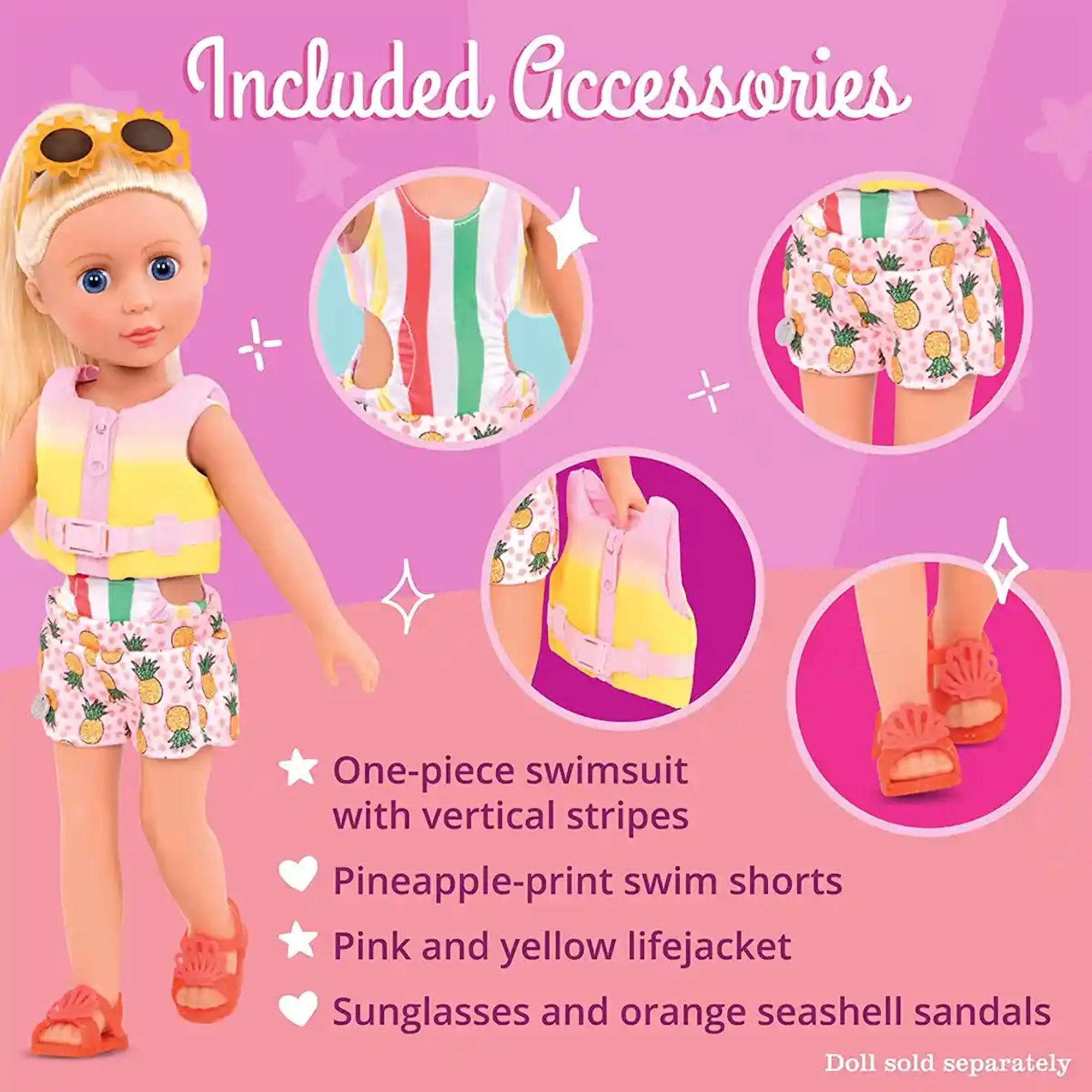 Glitter Girl 14" Doll Deluxe Boating Outfit