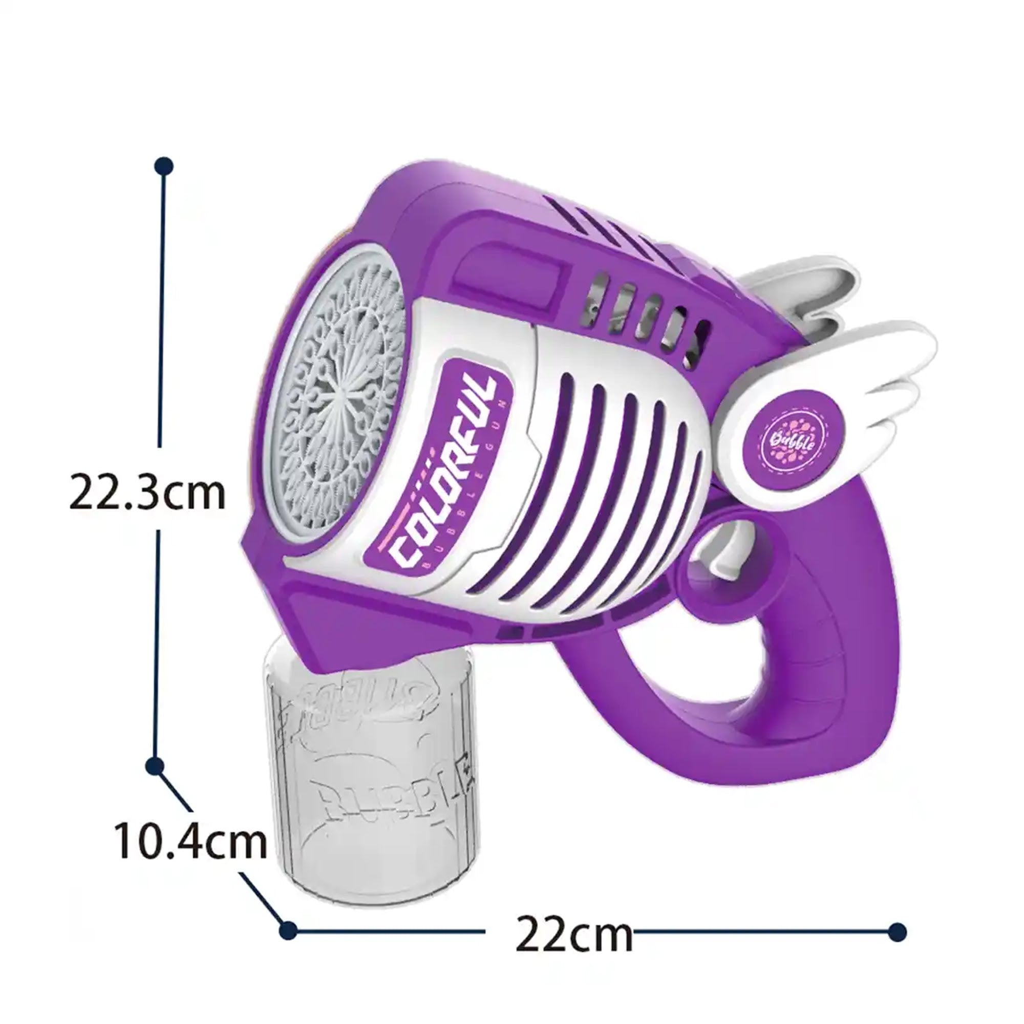 42 HOLE LARGE CARTOON BUBBLE GUN 3YRS+