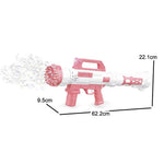ELECTRIC BUBBLE GUN MACHINE WITH 30 HOLES - 3YRS+