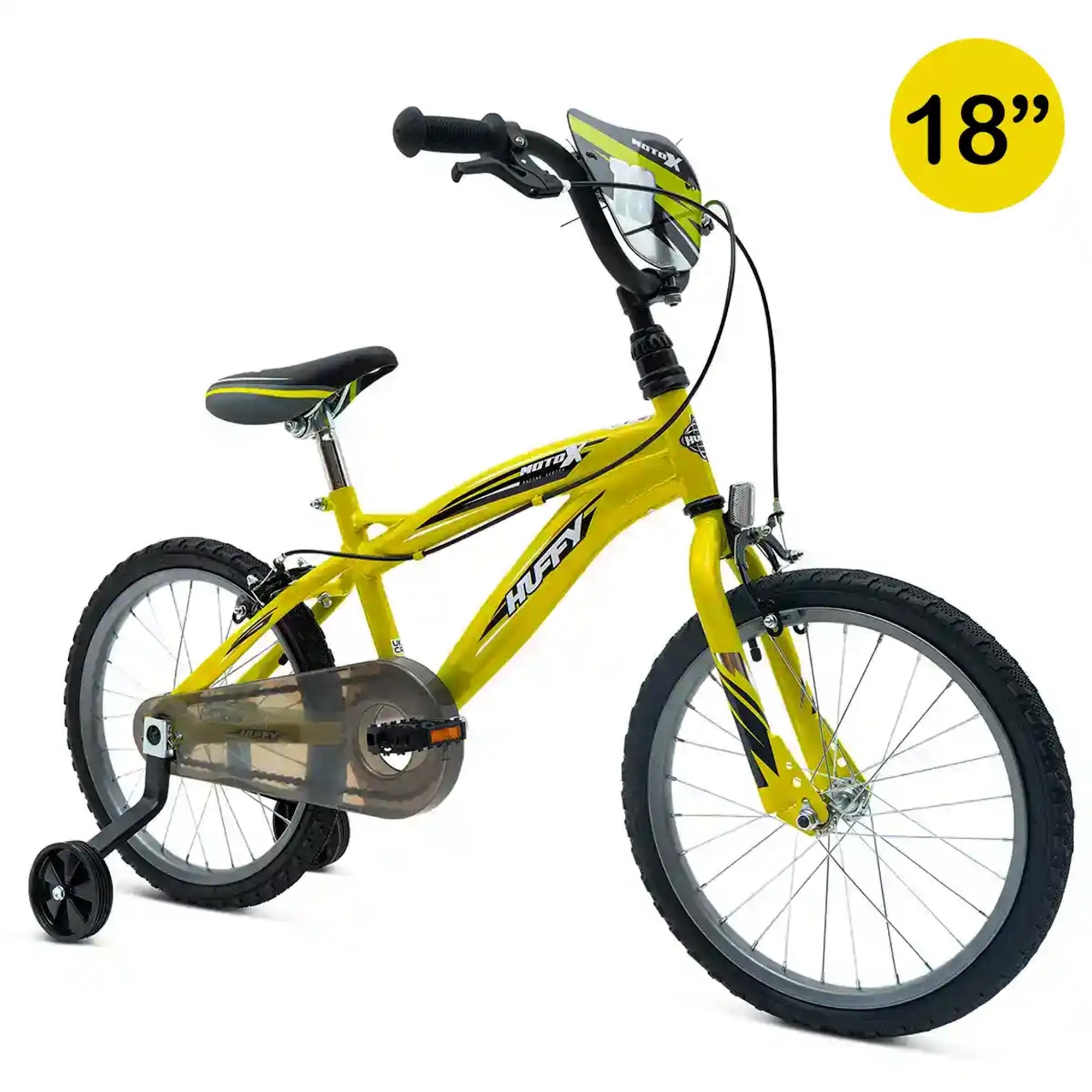 Huffy MOTO X; 18" B BIKE YELLOW 6-8YRS