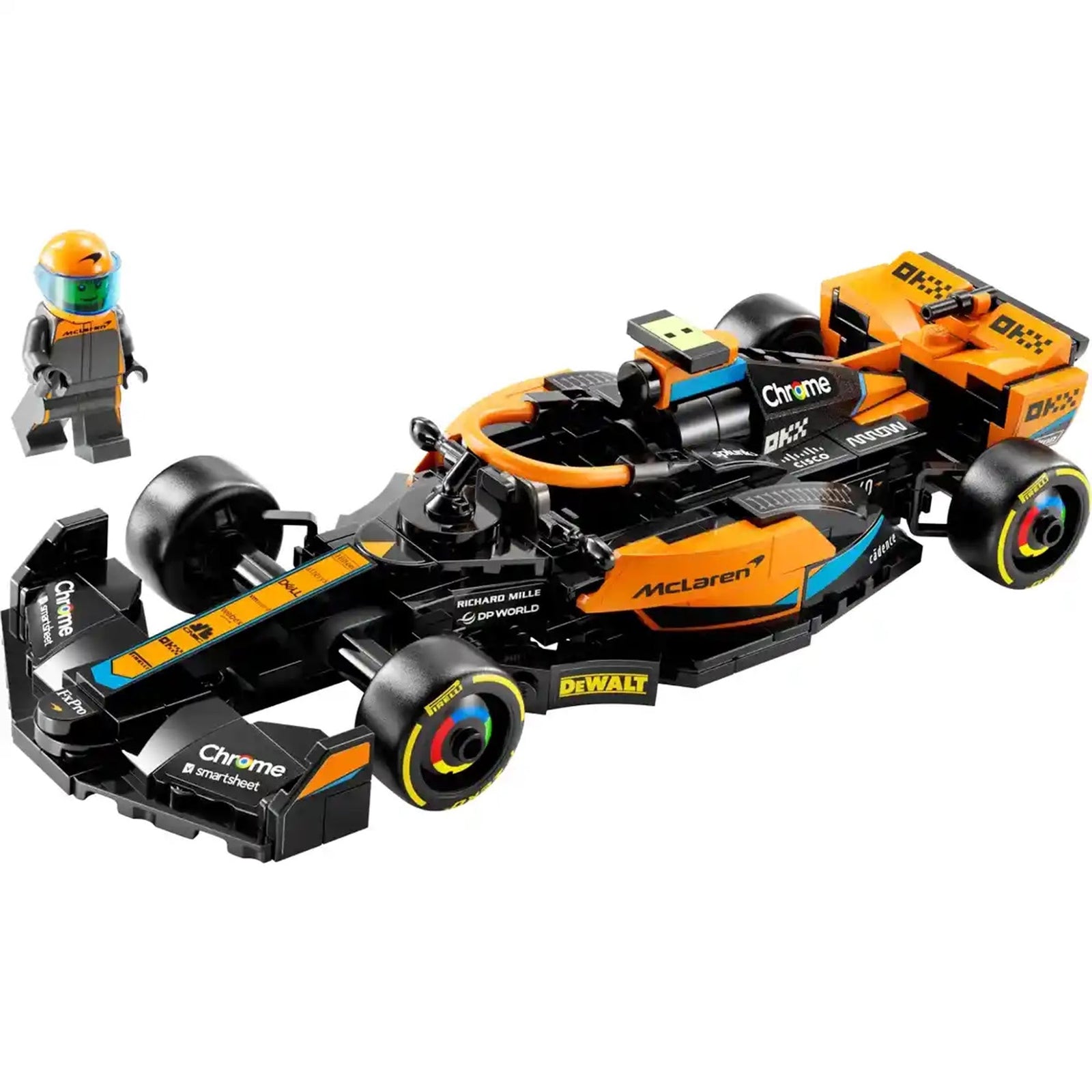 LEGOÃÂ® Speed Champions 2023 McLaren Formula 1 Race Car 76919