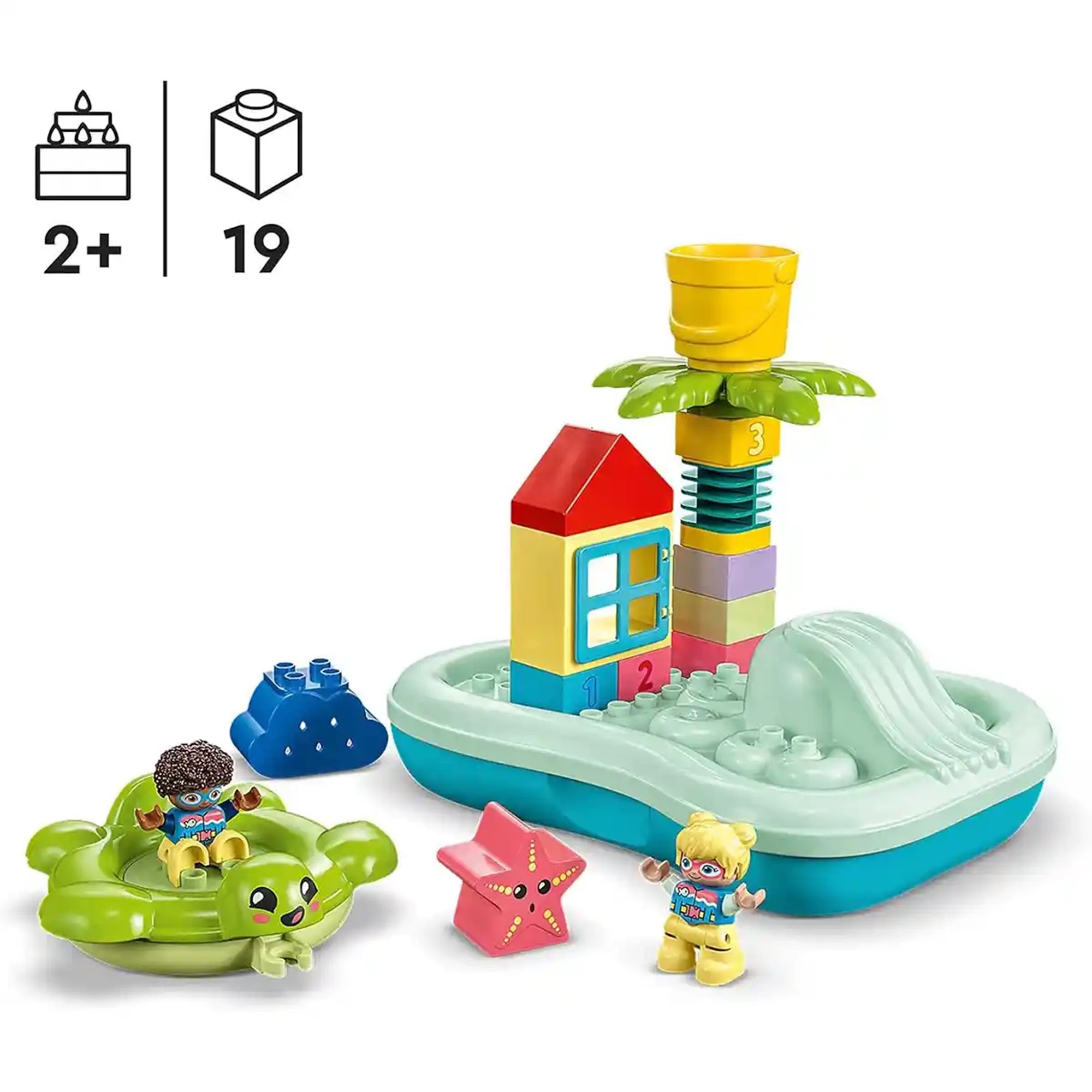 LEGOÃÂ® DUPLOÃÂ® Town Water Park 10989 Building Toy Set (19 Pieces)