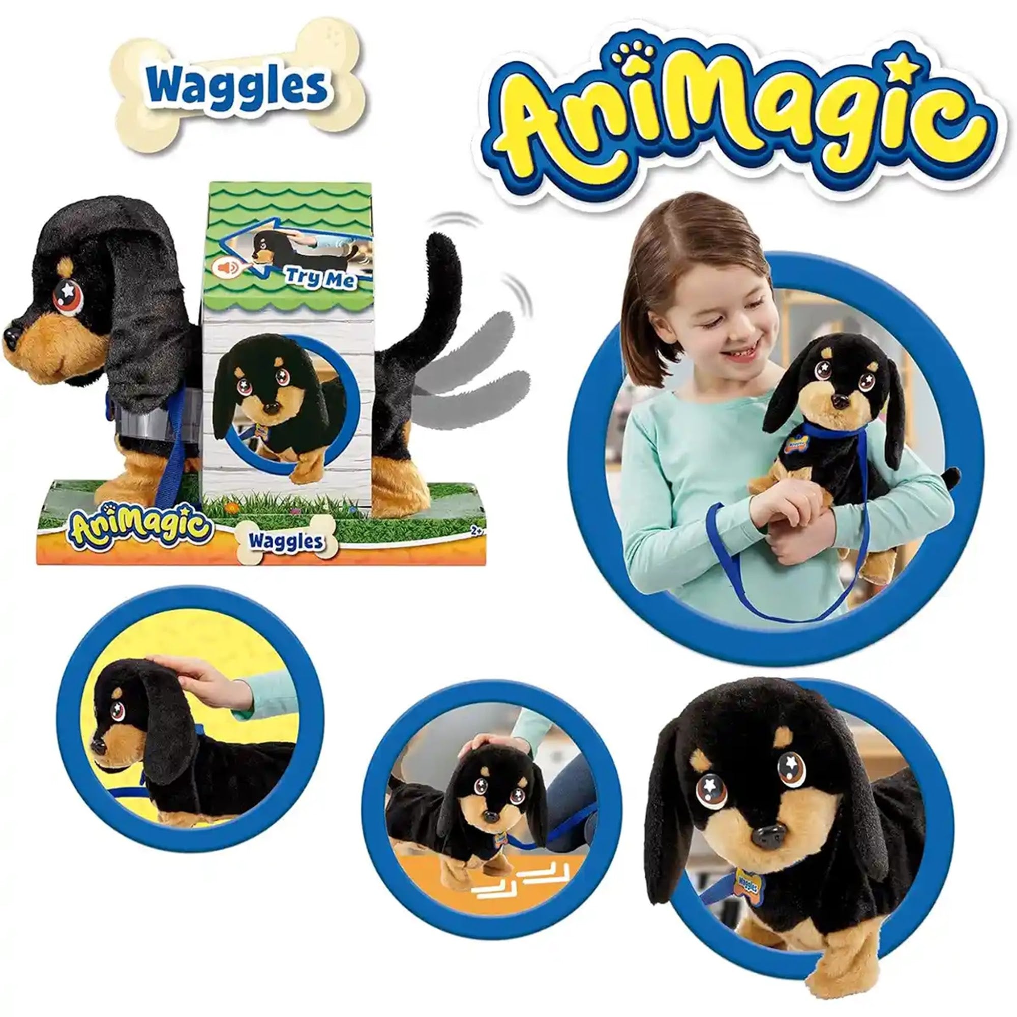 Animagic Waggles the Sausage Dog