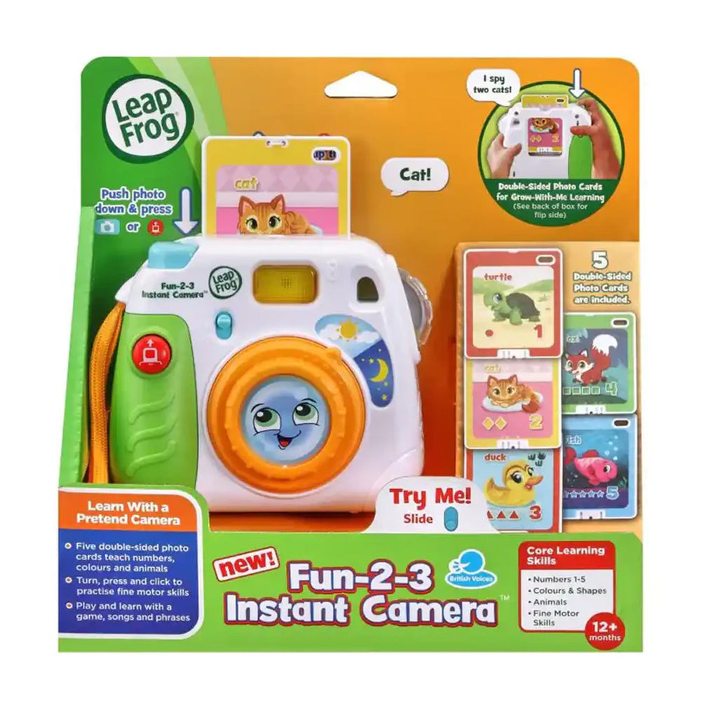 LeapFrog Fun 2-3 Instant Camera:The Fun-2-3 Instant Camera.