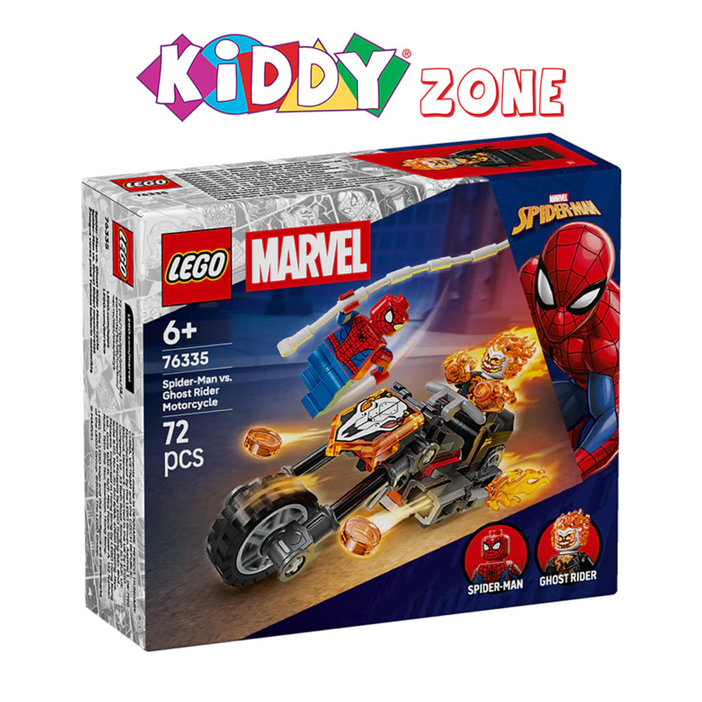 LEGOÃÂ® ÃÂ Marvel Spider-Man vs. Ghost Rider Motorcycle 76335